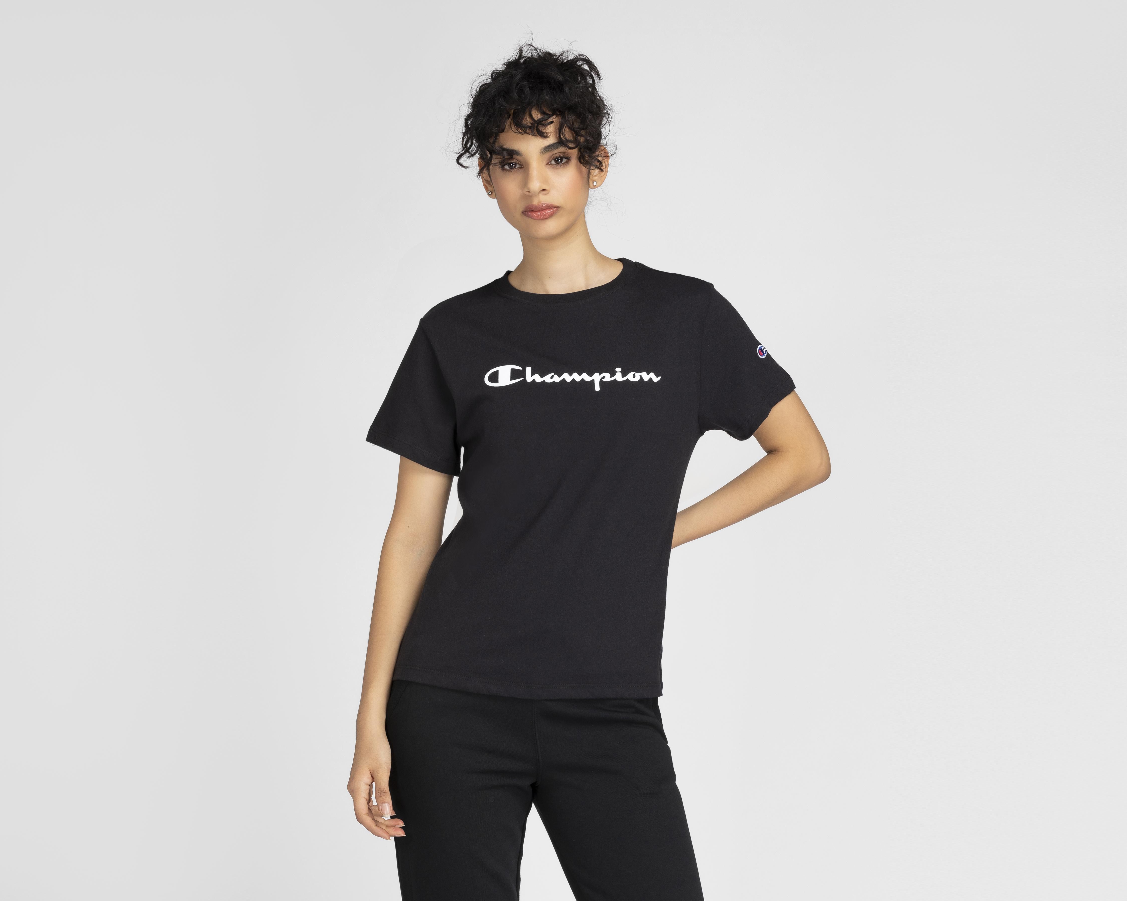 Foto 2 pulgar | Playera de Entrenamiento Champion para Mujer