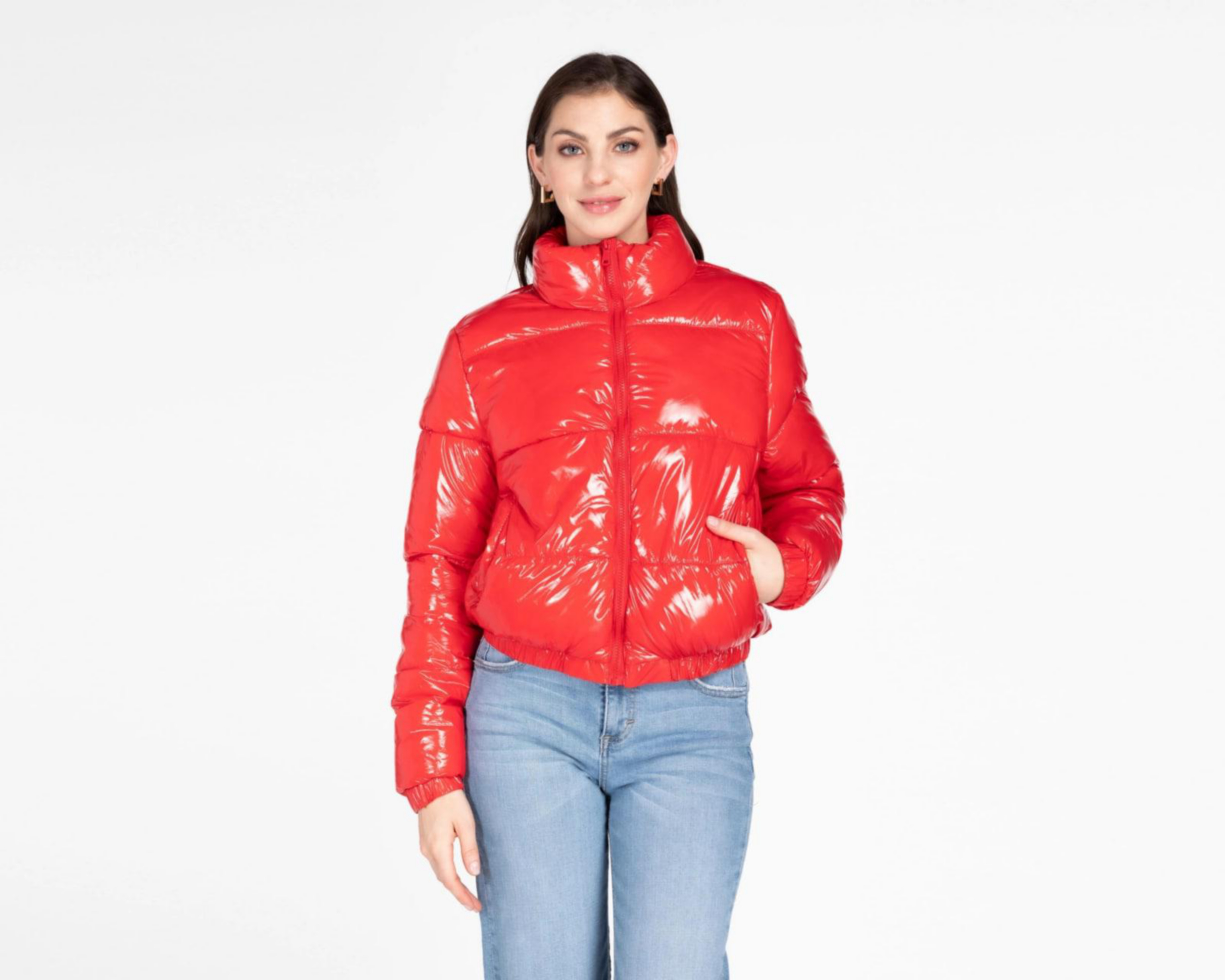 Chamarra Hollander Roja Capitonada $378
