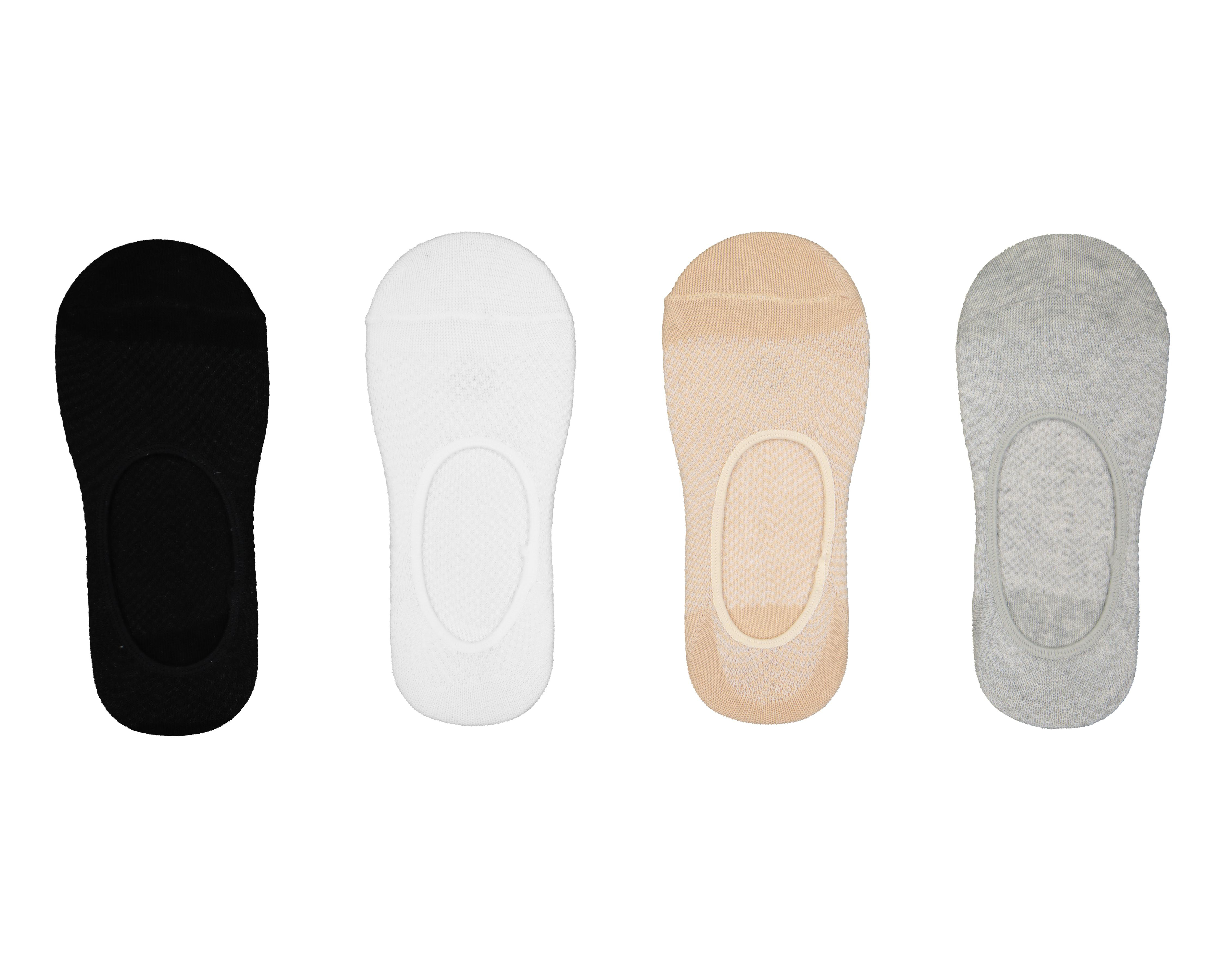 Foto 1 | Calcetas Invisibles Lovest para Mujer 4 Pares