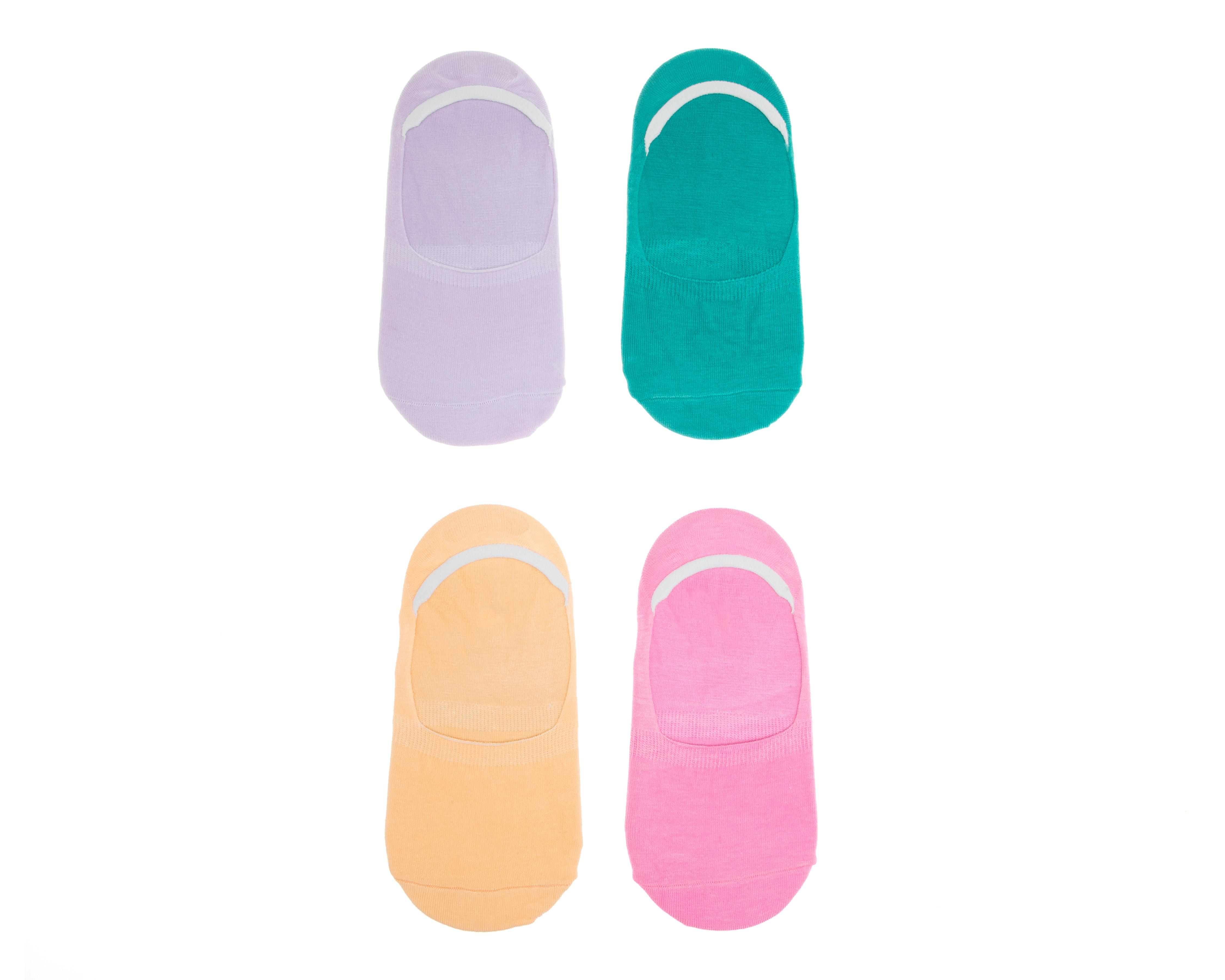 Calcetas Invisibles Lovest para Mujer 4 Pares