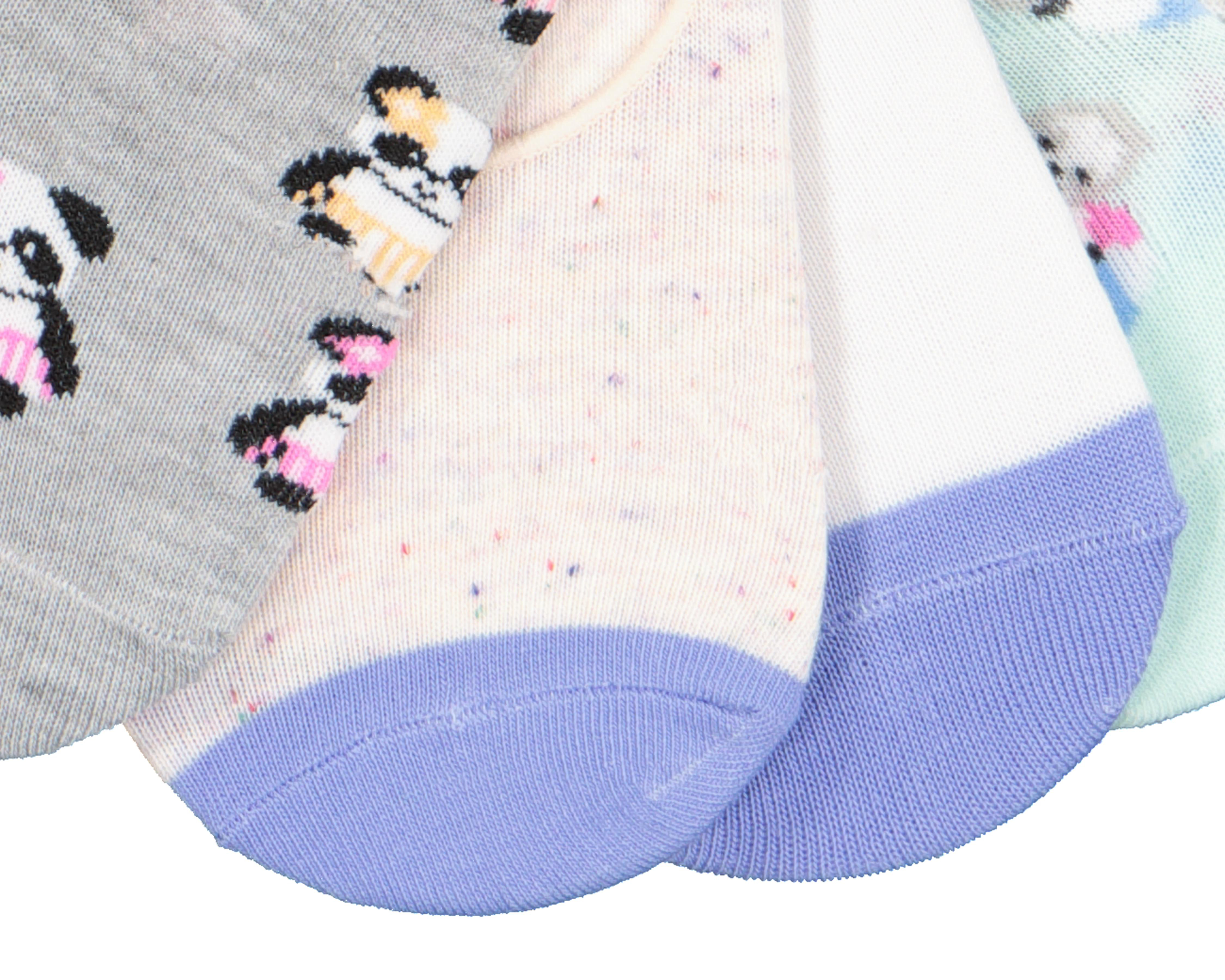Foto 3 pulgar | Calcetas Invisibles Lovest para Mujer 4 Pares