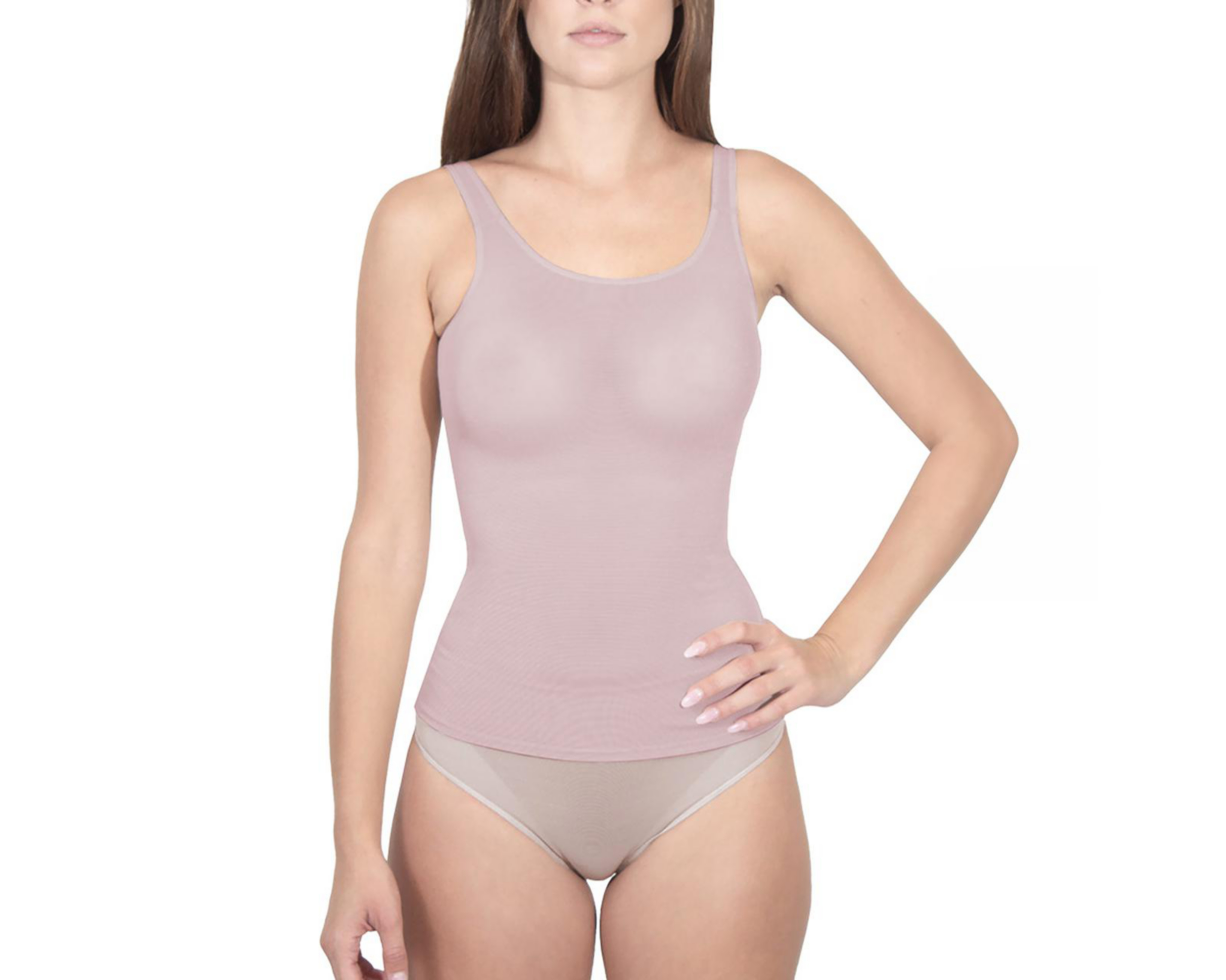 Foto 2 pulgar | Camiseta Control Lyssette Nude para Mujer