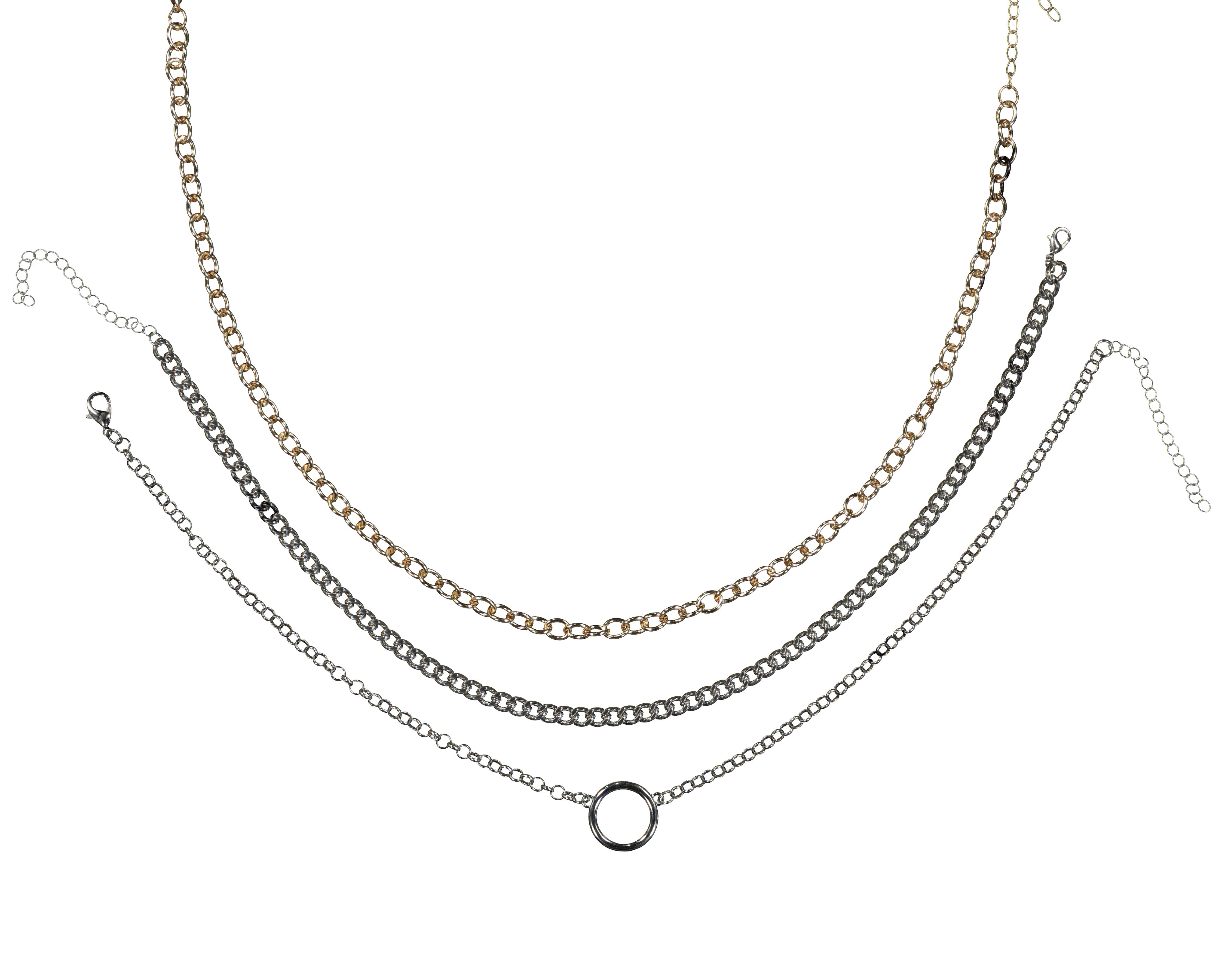 Foto 3 pulgar | Collar Thinner Plateado