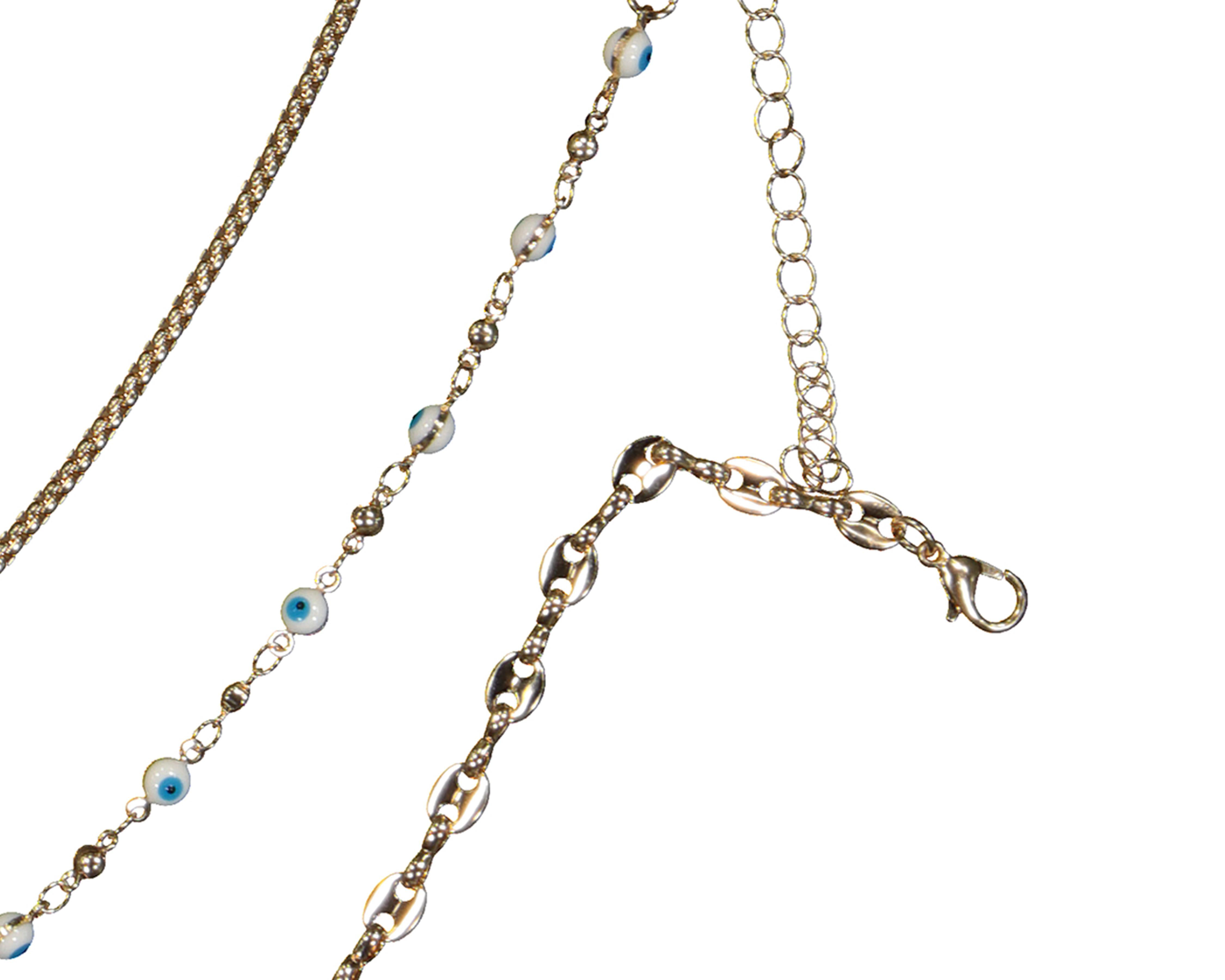 Foto 4 pulgar | Collar Jennifer Lopez Dorado
