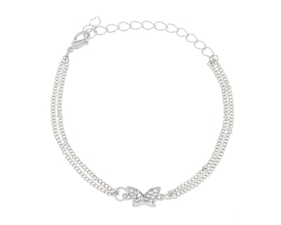 Foto 2 | Pulsera Bebe Plateada 4 Piezas