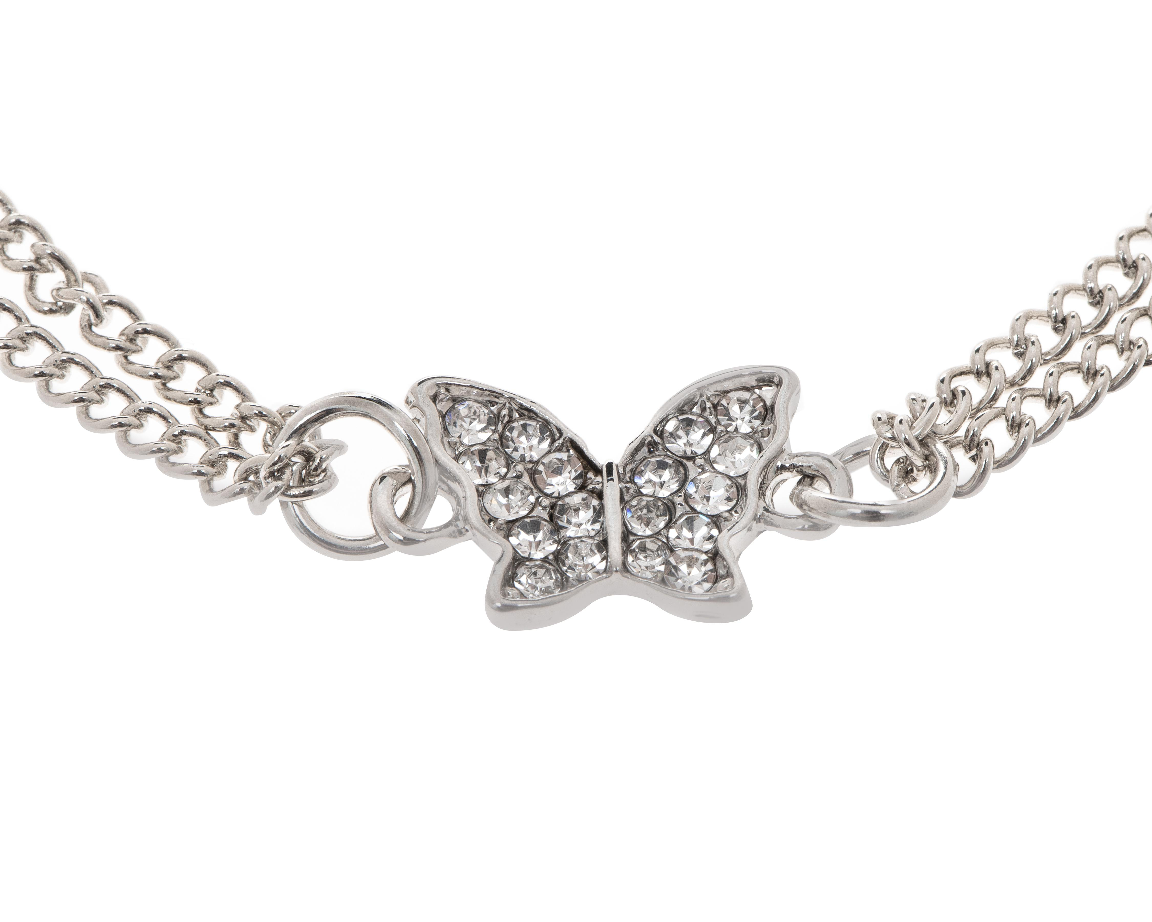 Foto 4 pulgar | Pulsera Bebe Plateada 4 Piezas