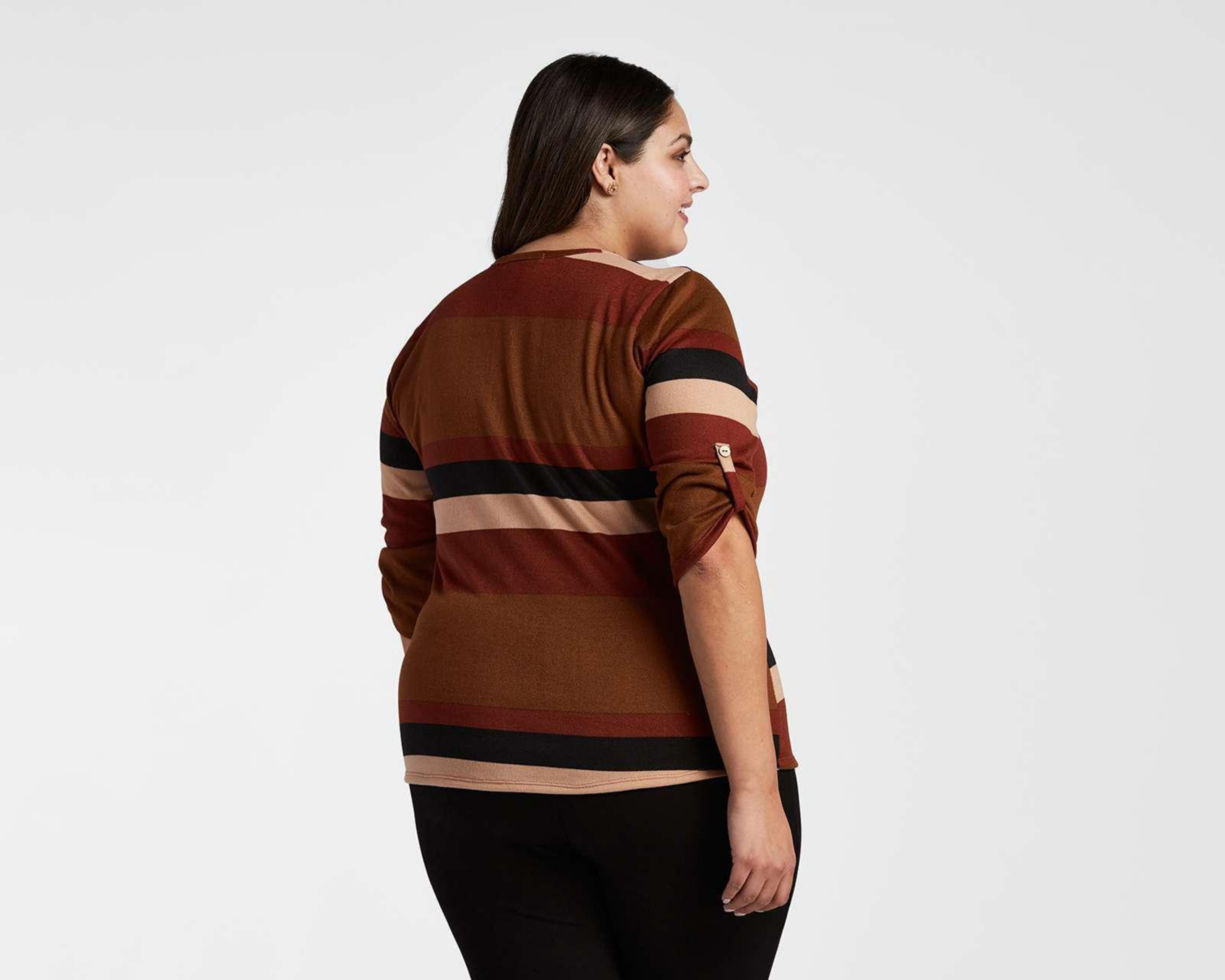 Foto 5 pulgar | Blusa Sahara Café con Collar