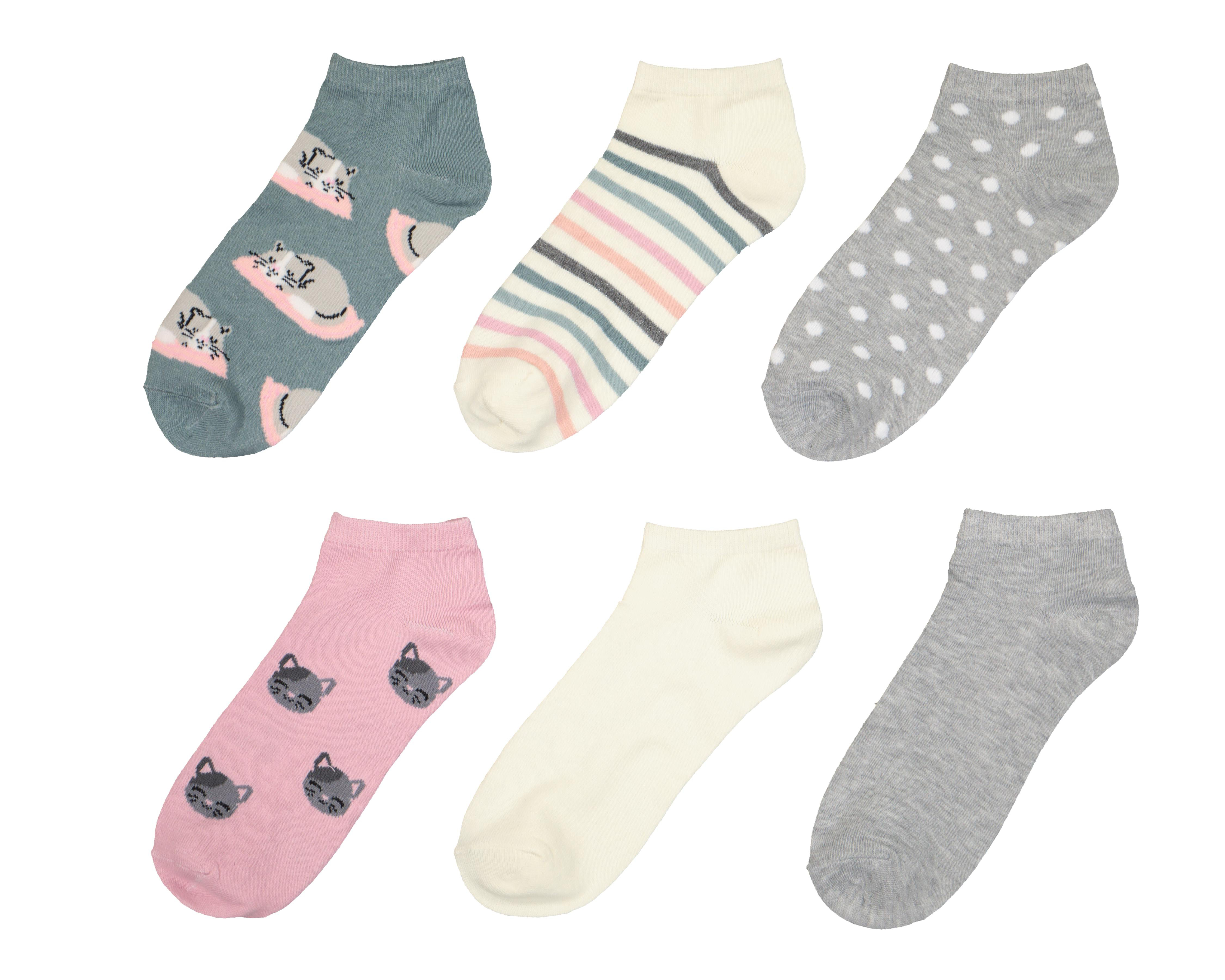 Foto 2 pulgar | Calcetas Tines Lovest para Mujer 6 Pares