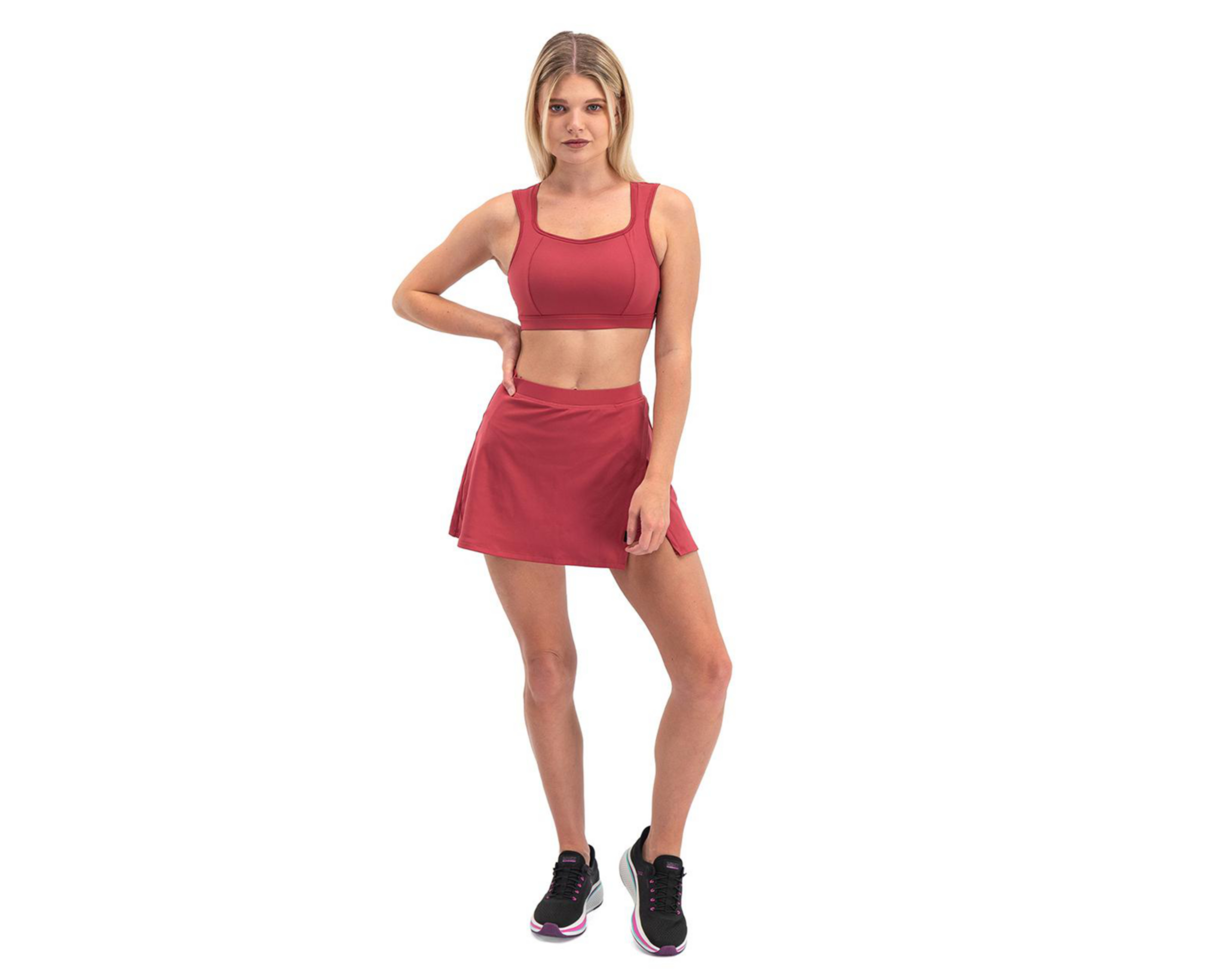 Foto 7 | Top Skechers de Entrenamiento para Mujer