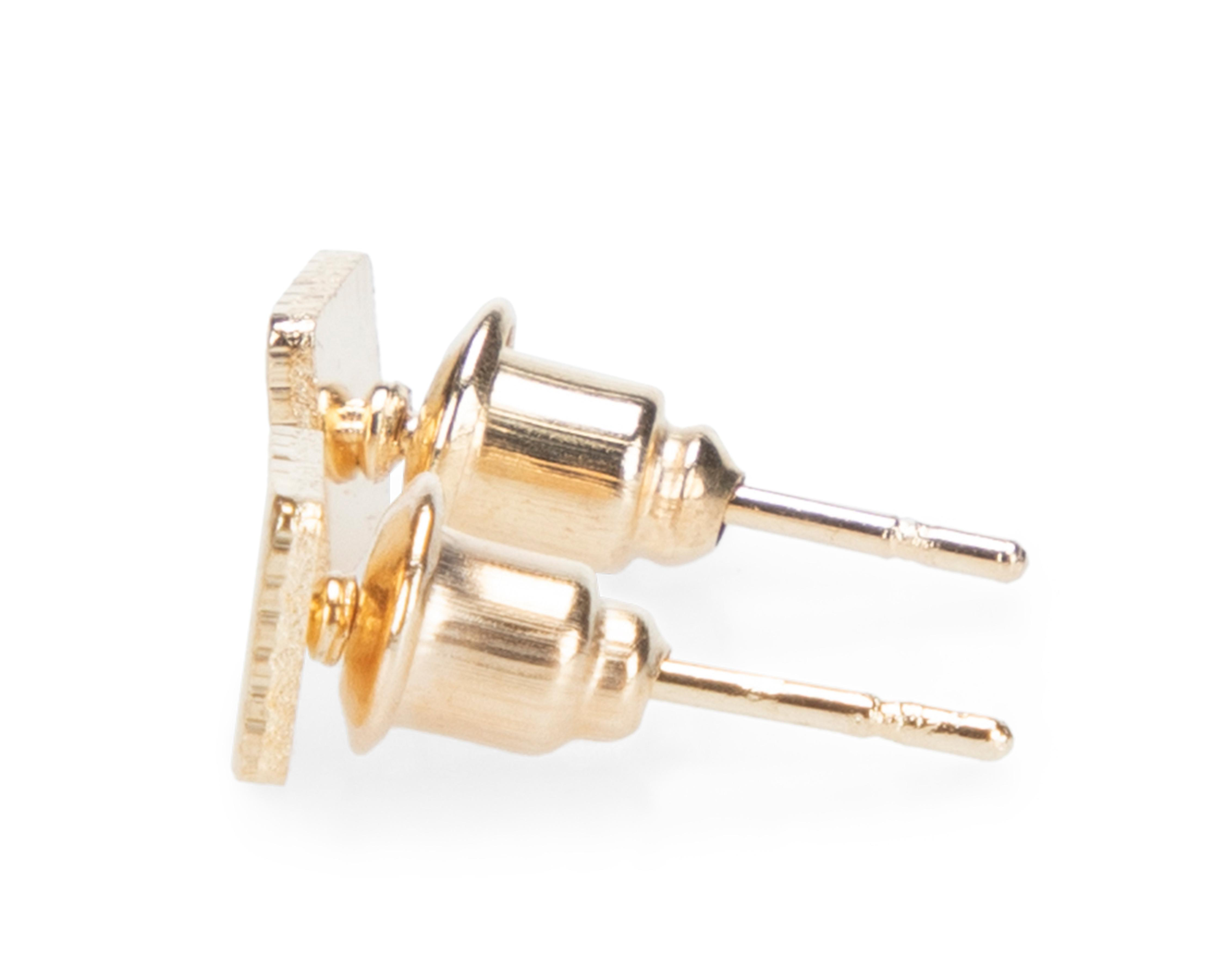 Foto 4 pulgar | Aretes Thinner Dorados 25 Pares