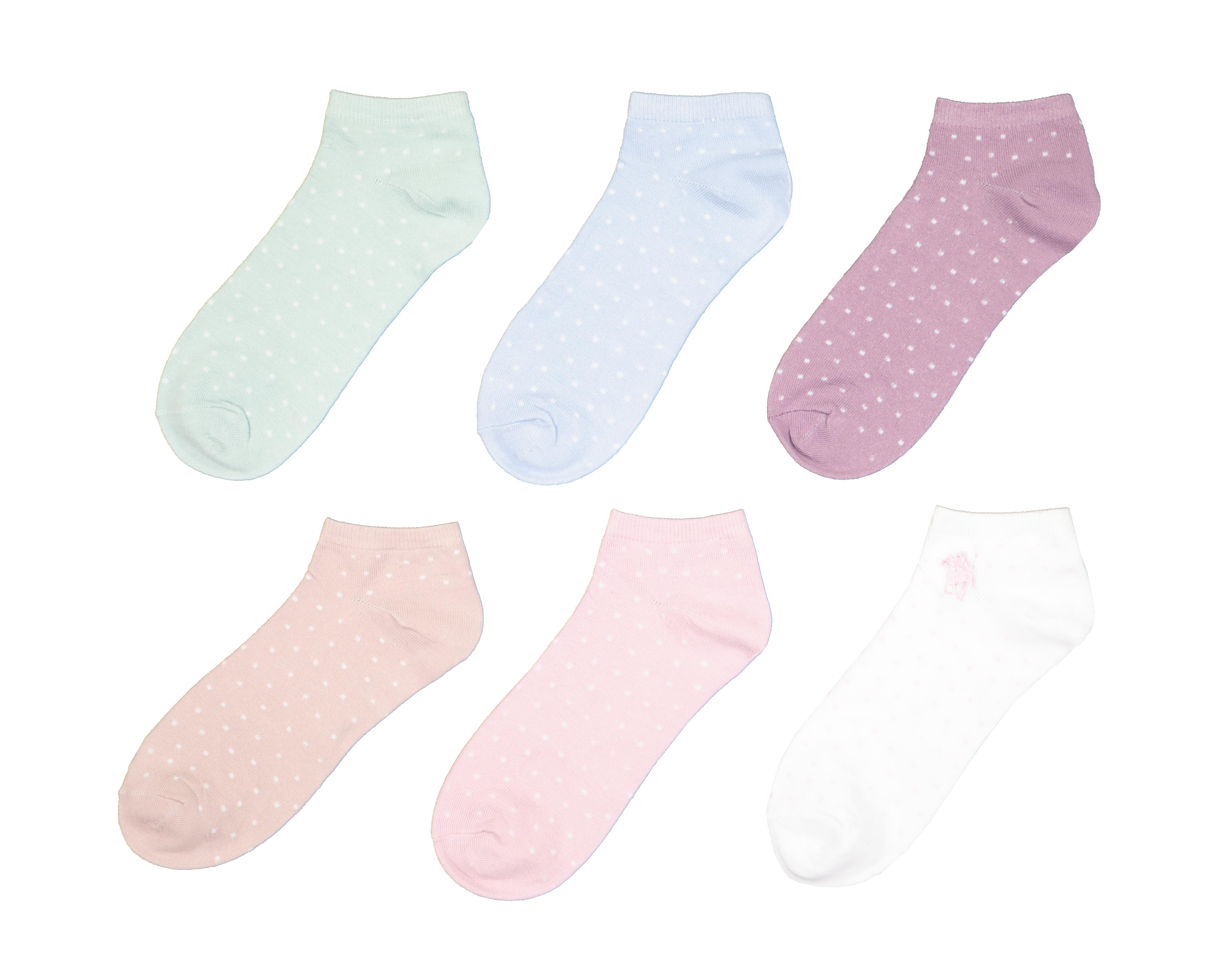 Foto 2 pulgar | Calcetas Tines York Team Polo Club para Mujer 6 Pares