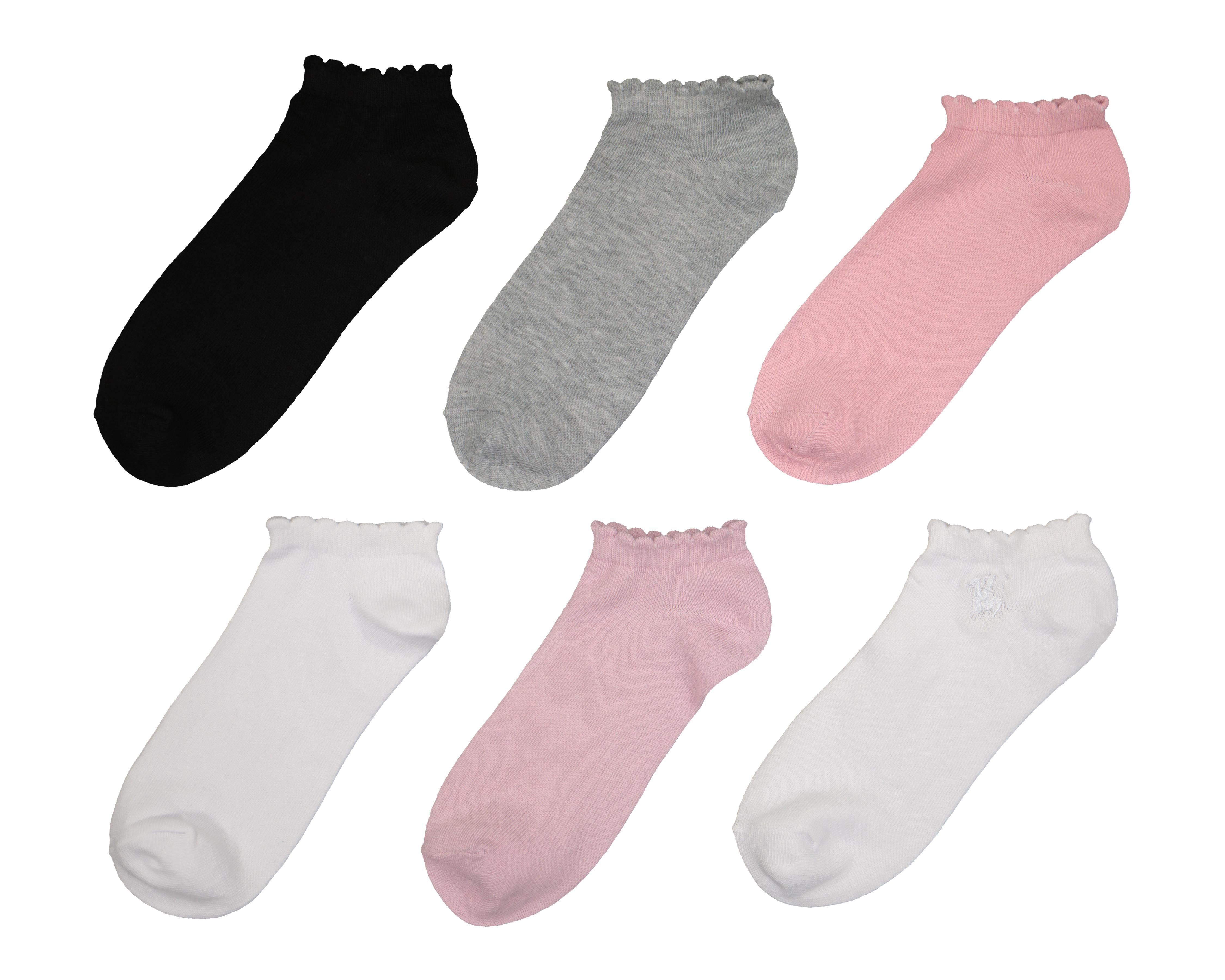 Foto 2 pulgar | Calcetas Tines York Team Polo Club para Mujer 6 Pares