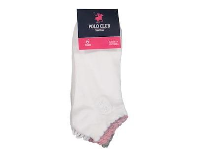 Foto 3 | Calcetas Tines York Team Polo Club para Mujer 6 Pares
