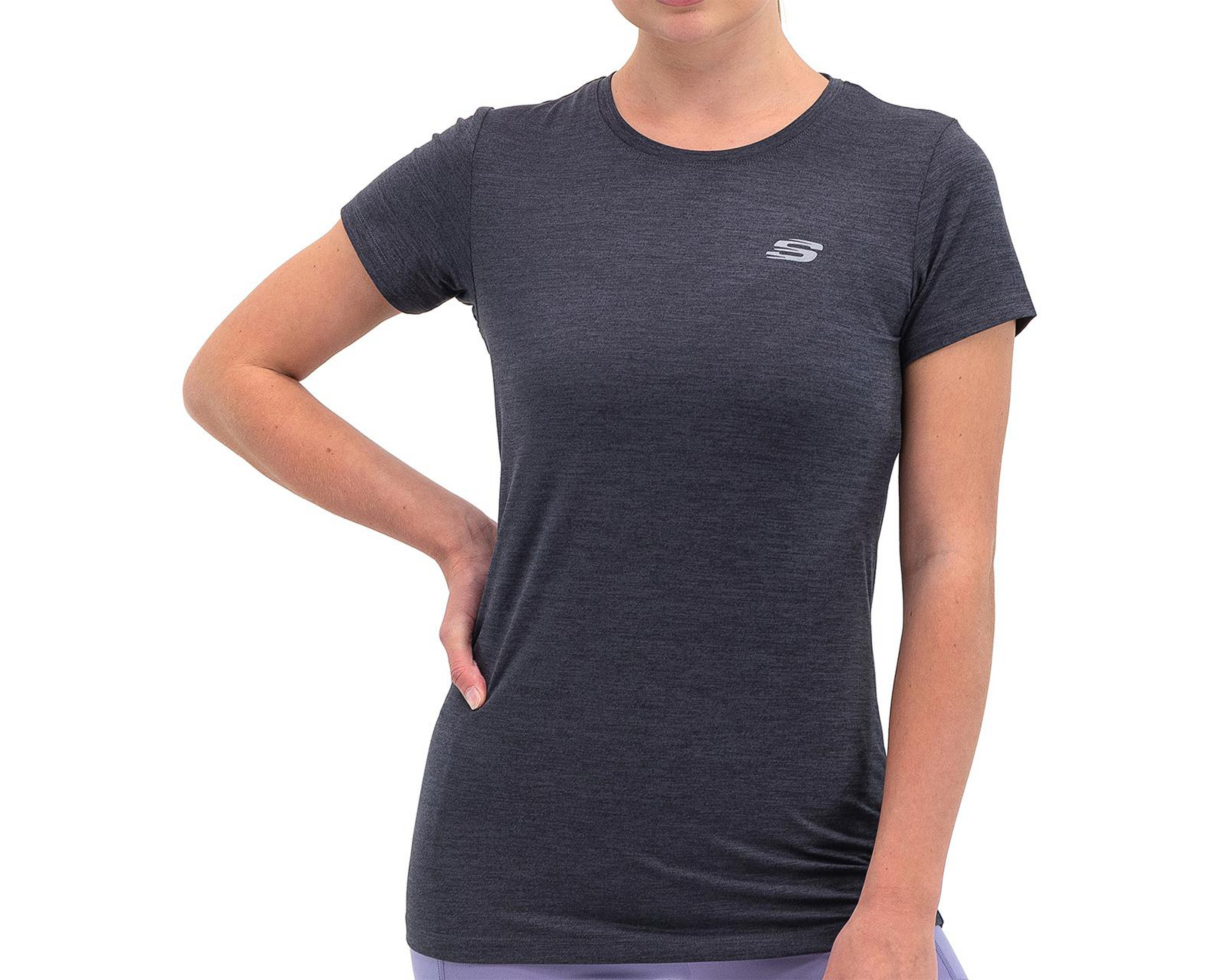 Foto 4 pulgar | Playera Skechers de Entrenamiento para Mujer