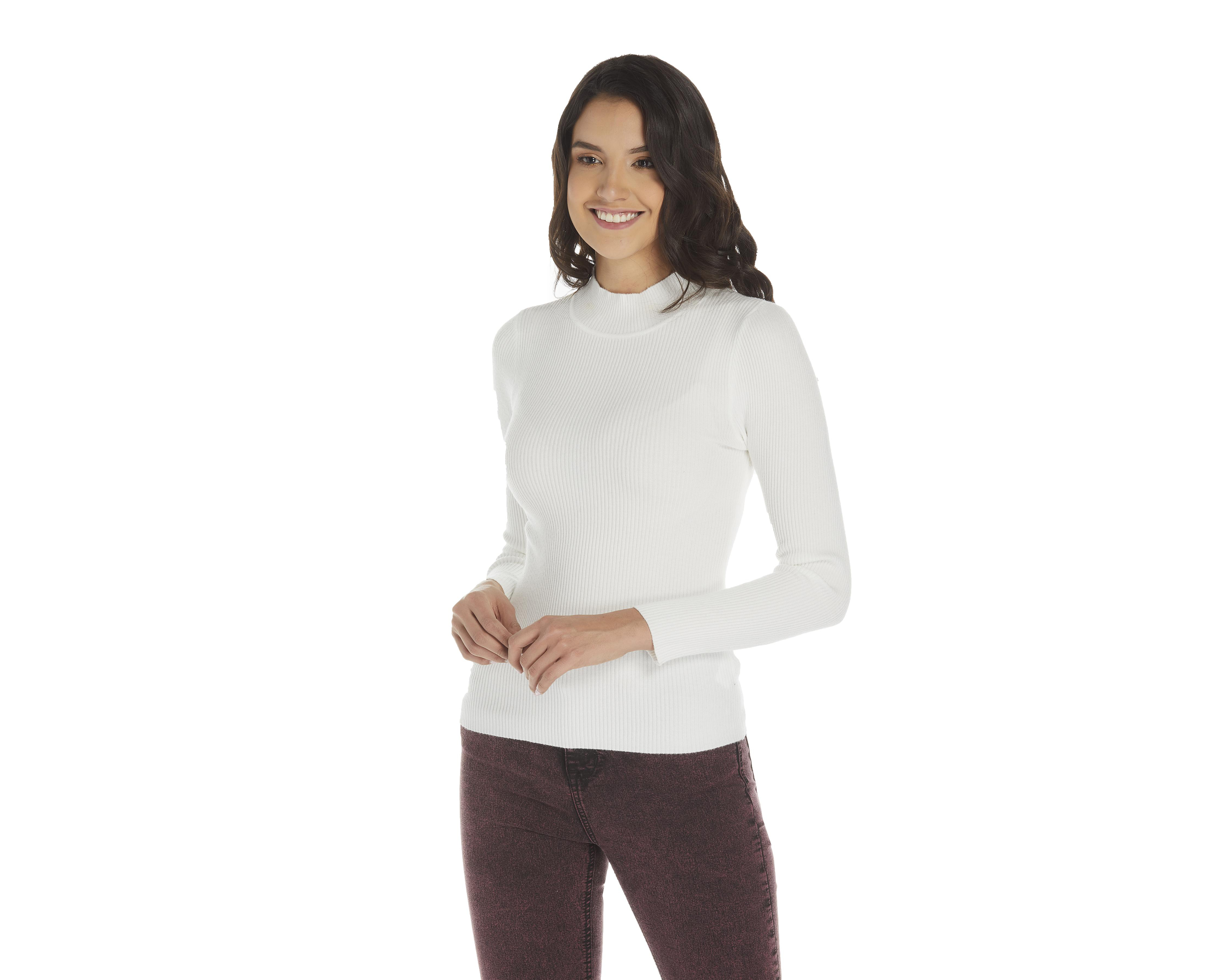 Foto 3 pulgar | Blusa Thinner Manga Larga
