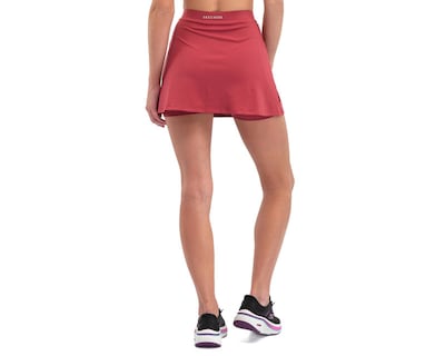 Foto 2 | Short Falda Skechers de Entrenamiento para Mujer