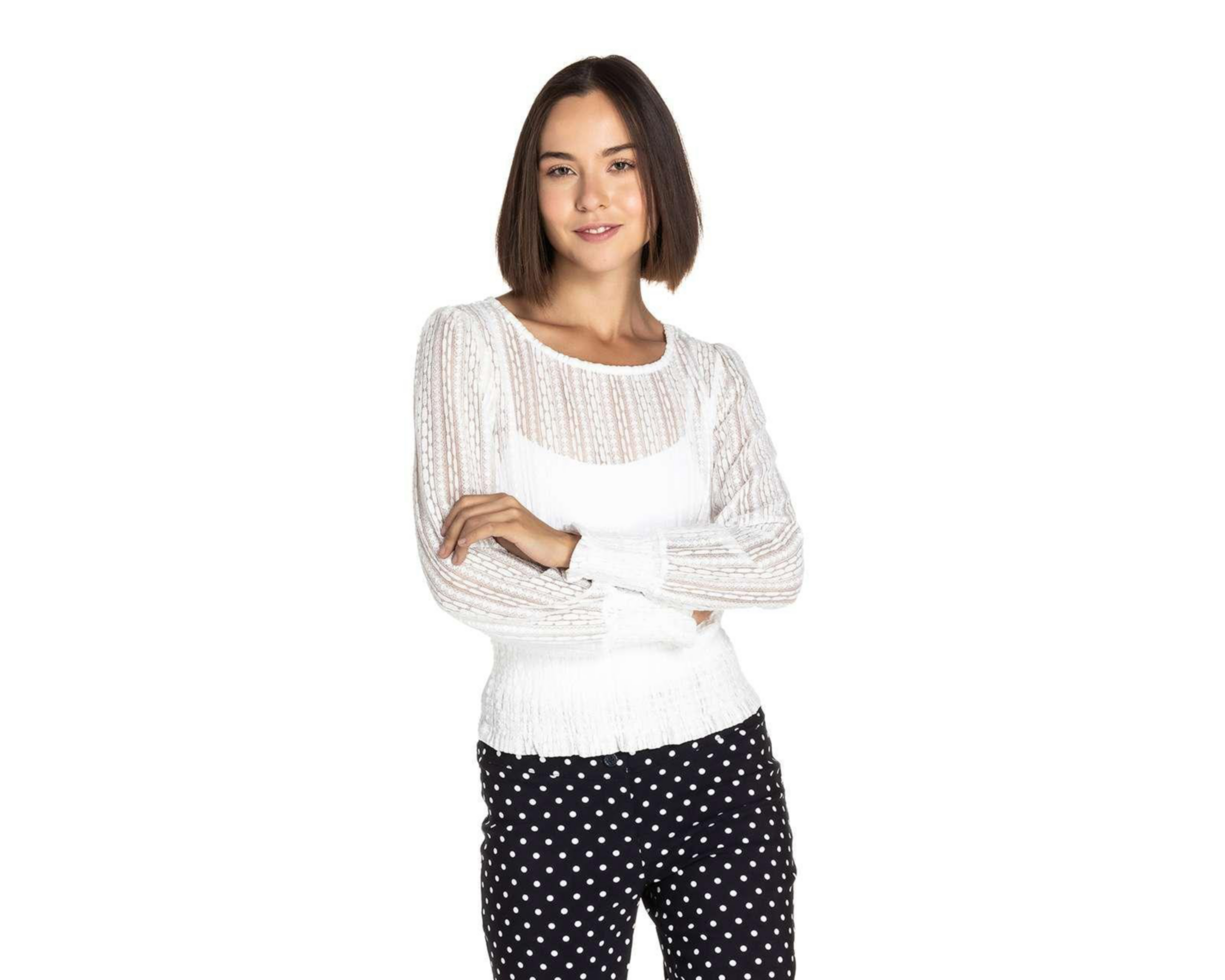Foto 1 | Blusa 18 Forever Manga 3/4 para Mujer