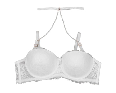 Foto 3 | Coordinado de Encaje Media Copa con Collar Carnival para Mujer