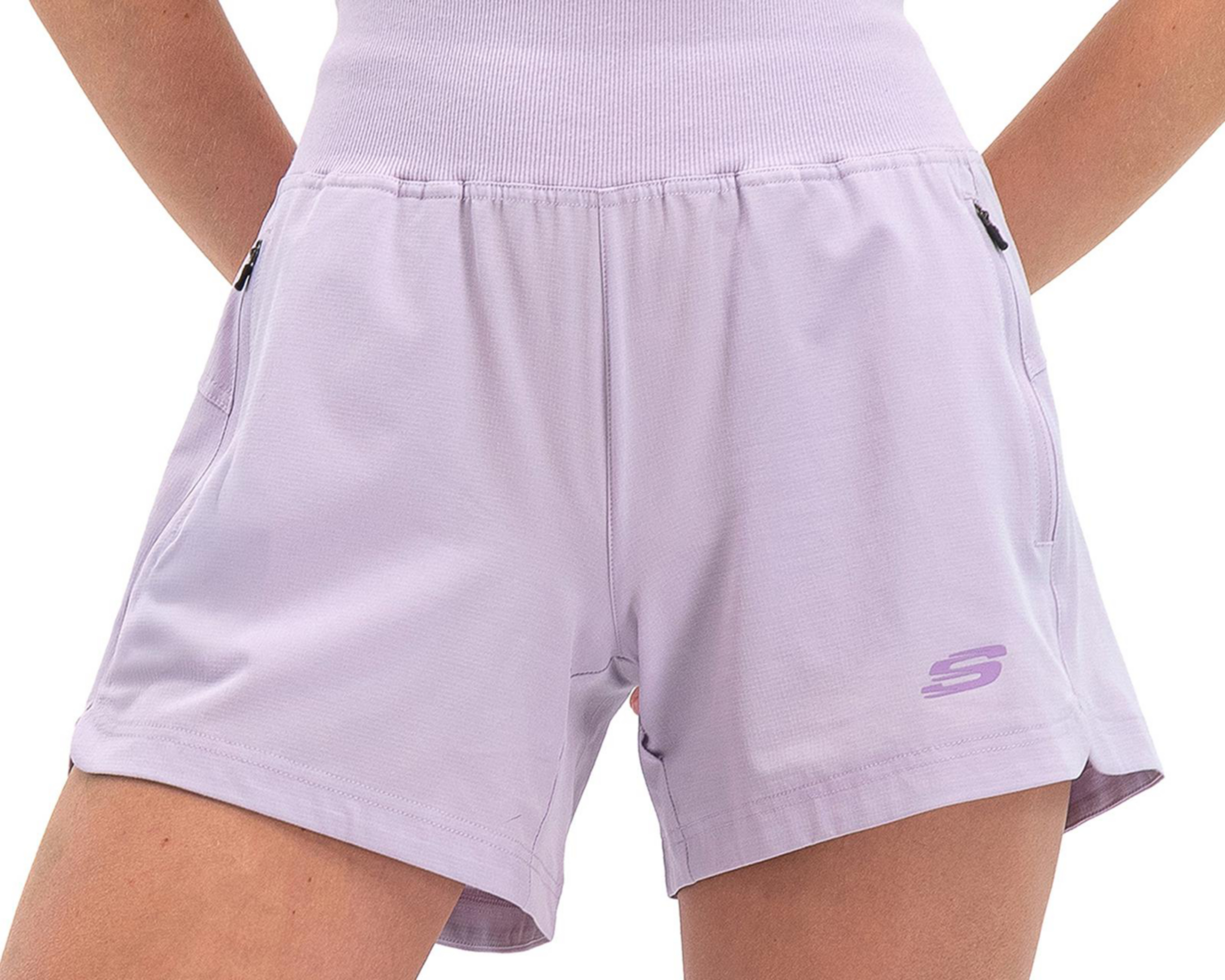 Foto 3 | Short Skechers de Entrenamiento para Mujer
