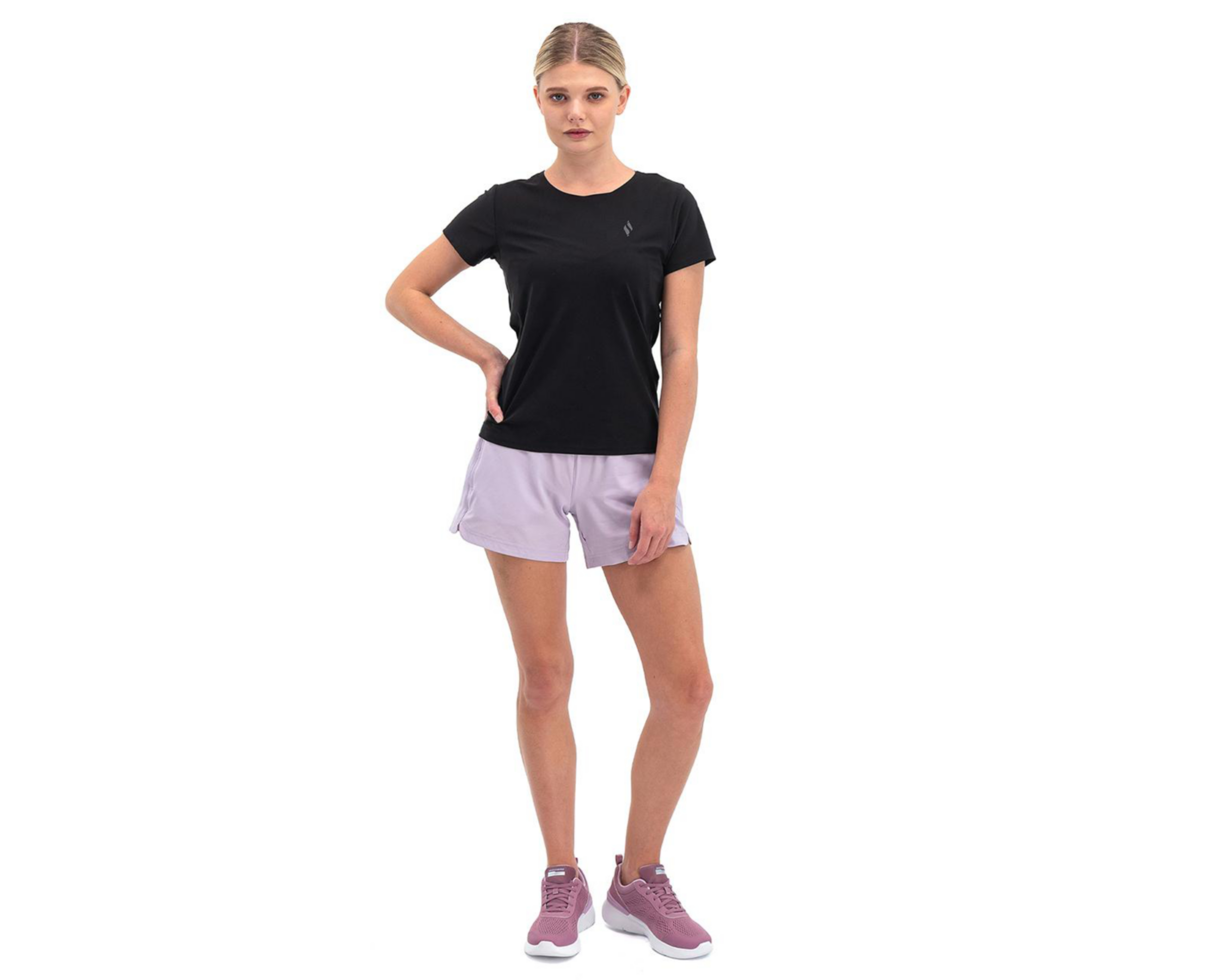 Foto 4 | Short Skechers de Entrenamiento para Mujer