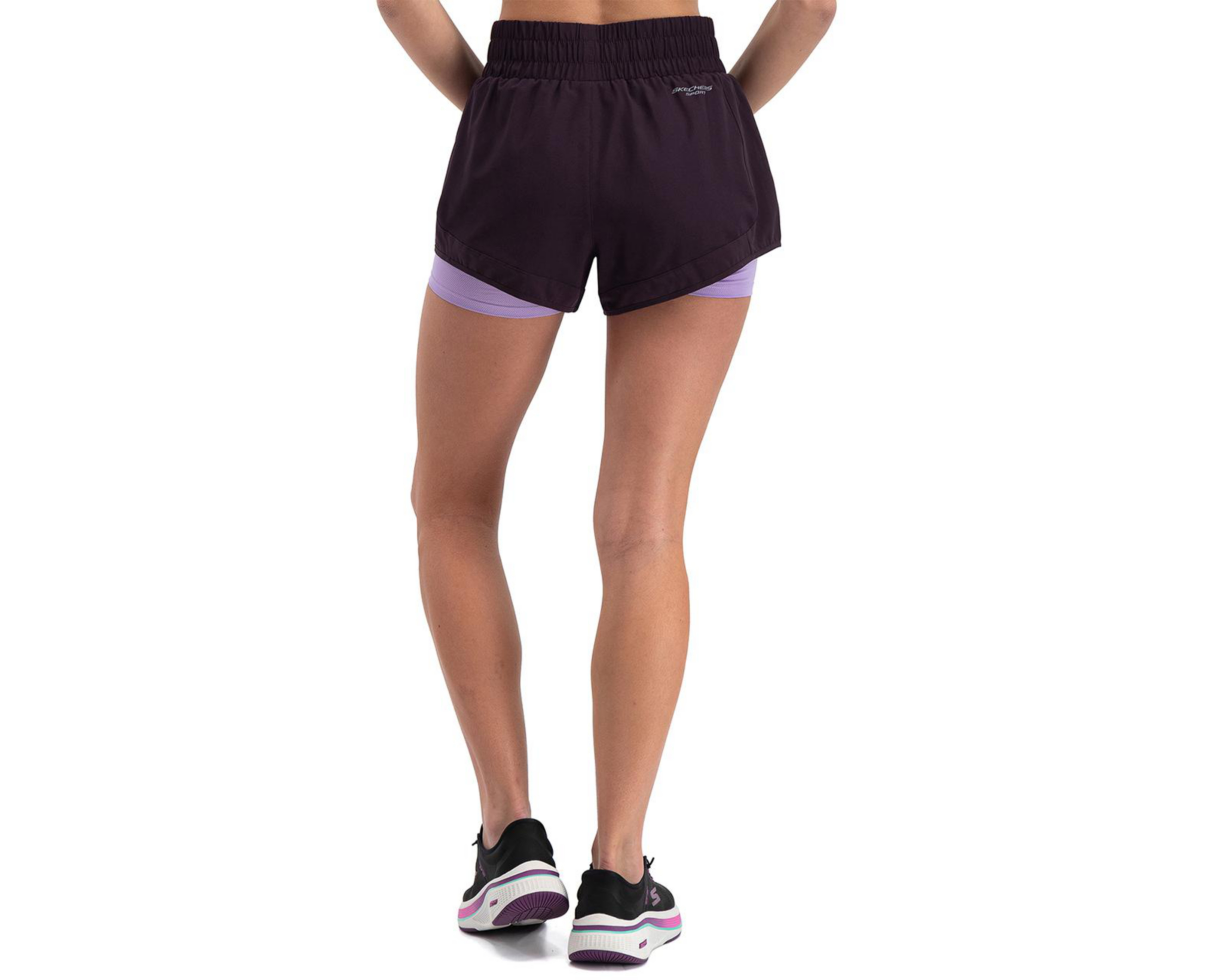 Foto 2 | Short Skechers de Entrenamiento para Mujer