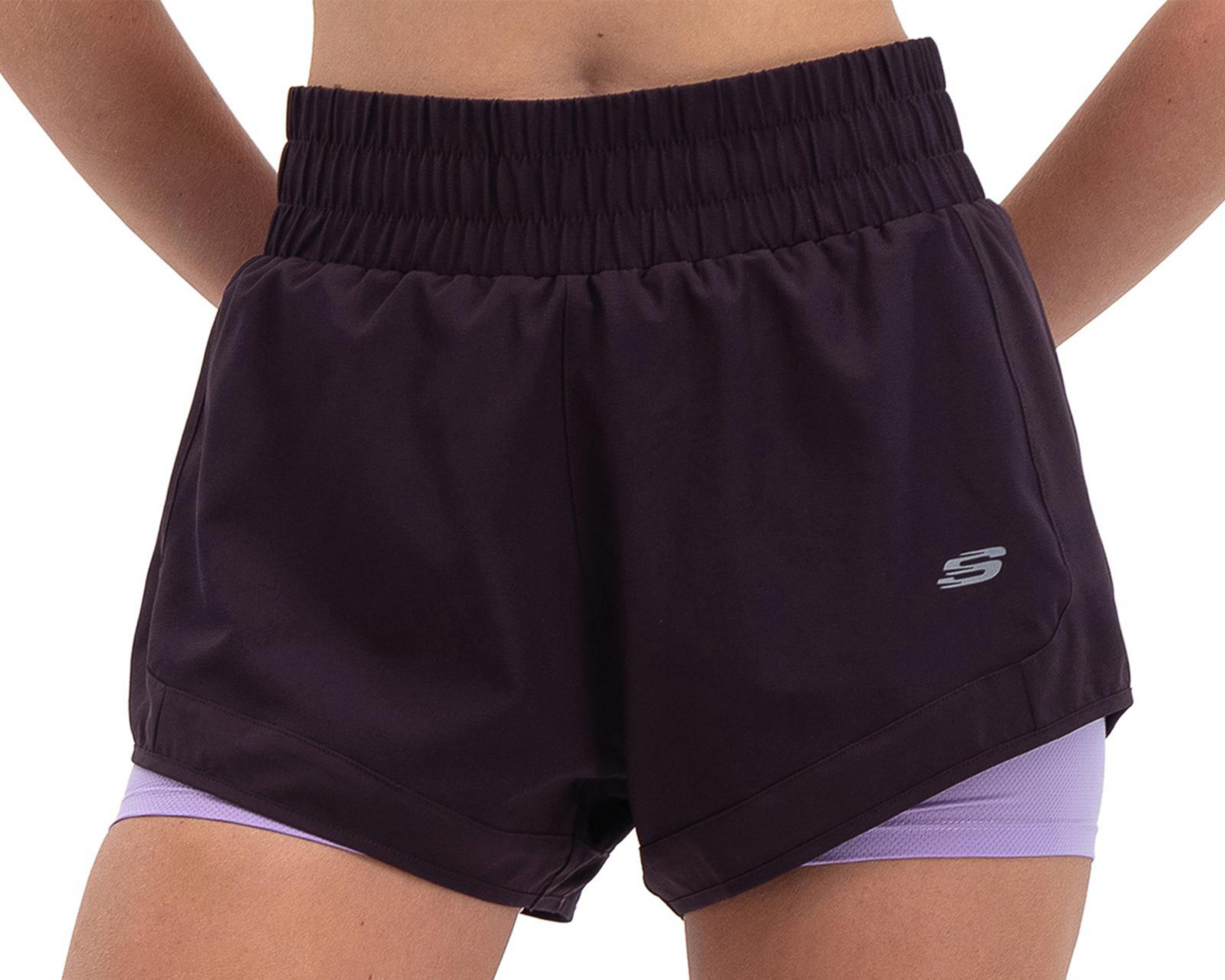Foto 3 | Short Skechers de Entrenamiento para Mujer
