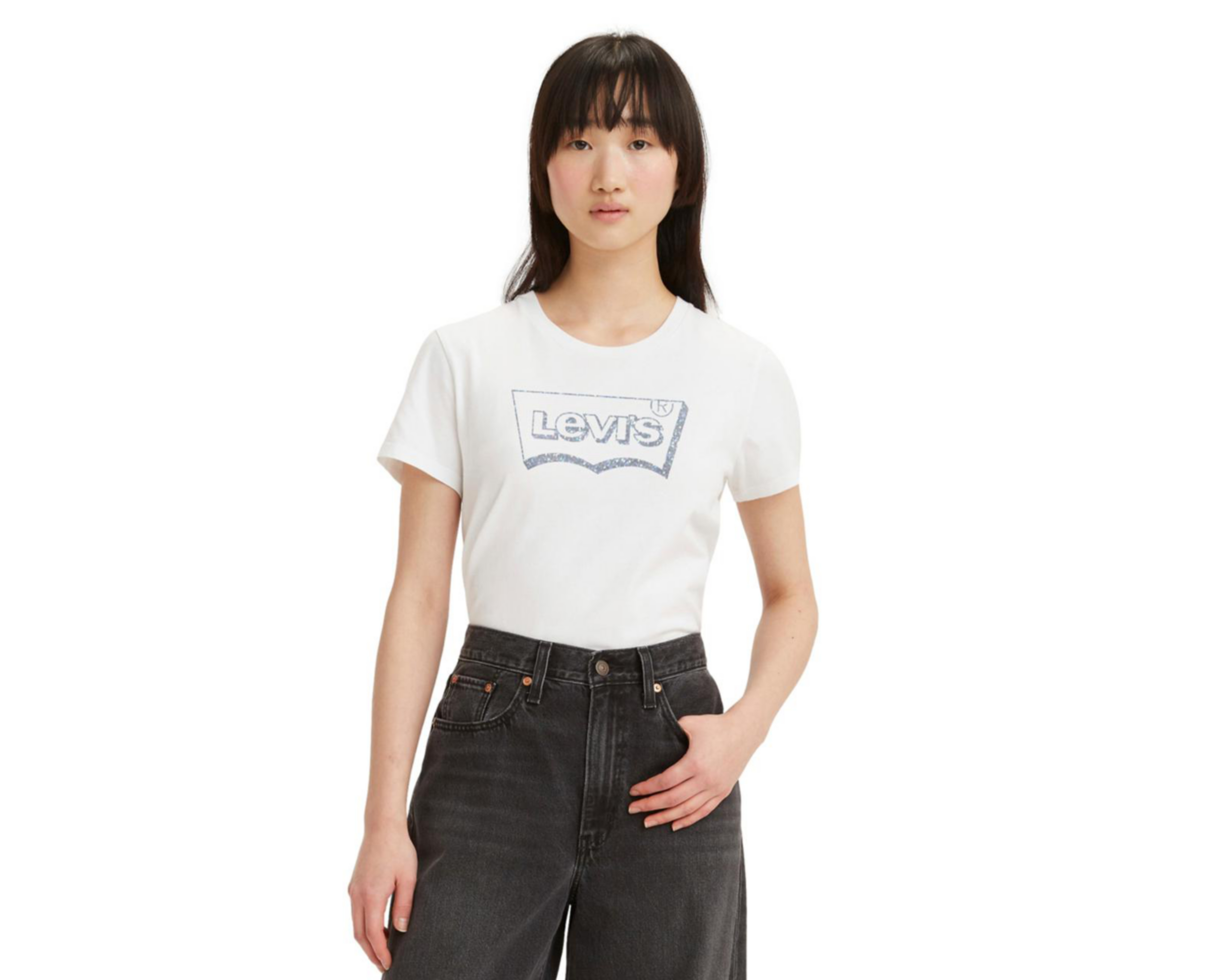 Foto 1 | Playera Levi's Manga Corta para Mujer