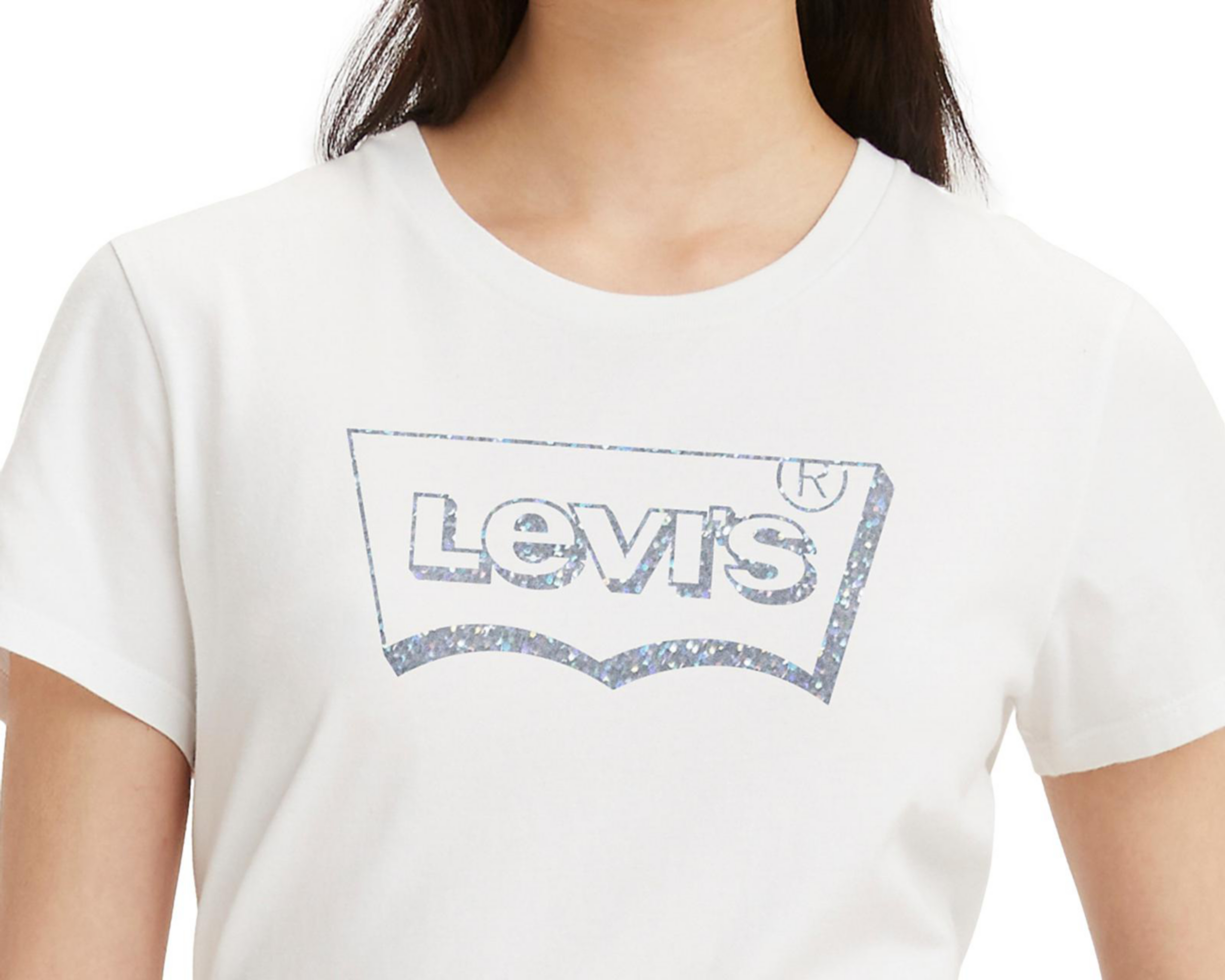 Foto 4 pulgar | Playera Levi's Manga Corta para Mujer