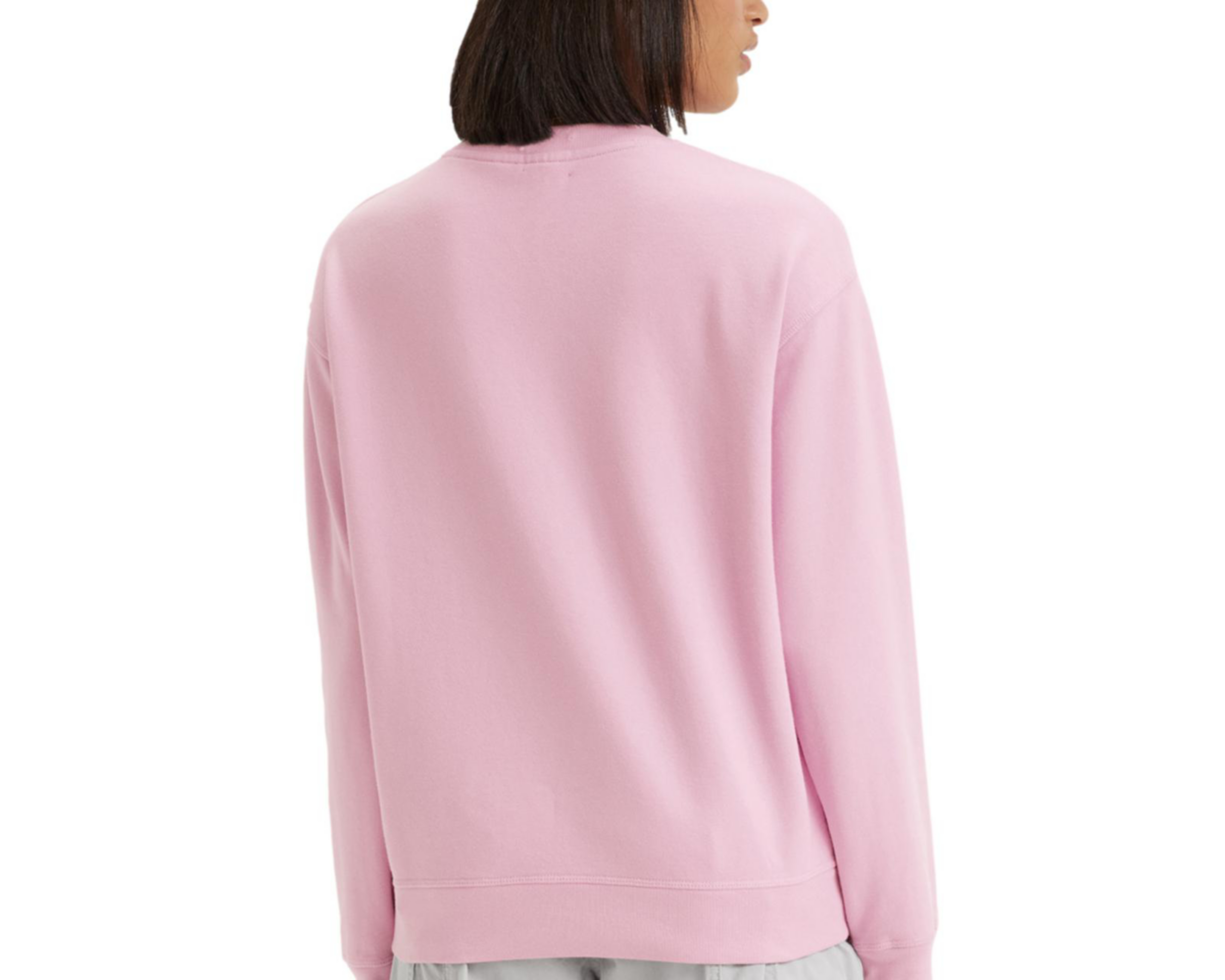 Foto 4 | Sudadera Levi's Rosa Cuello Redondo