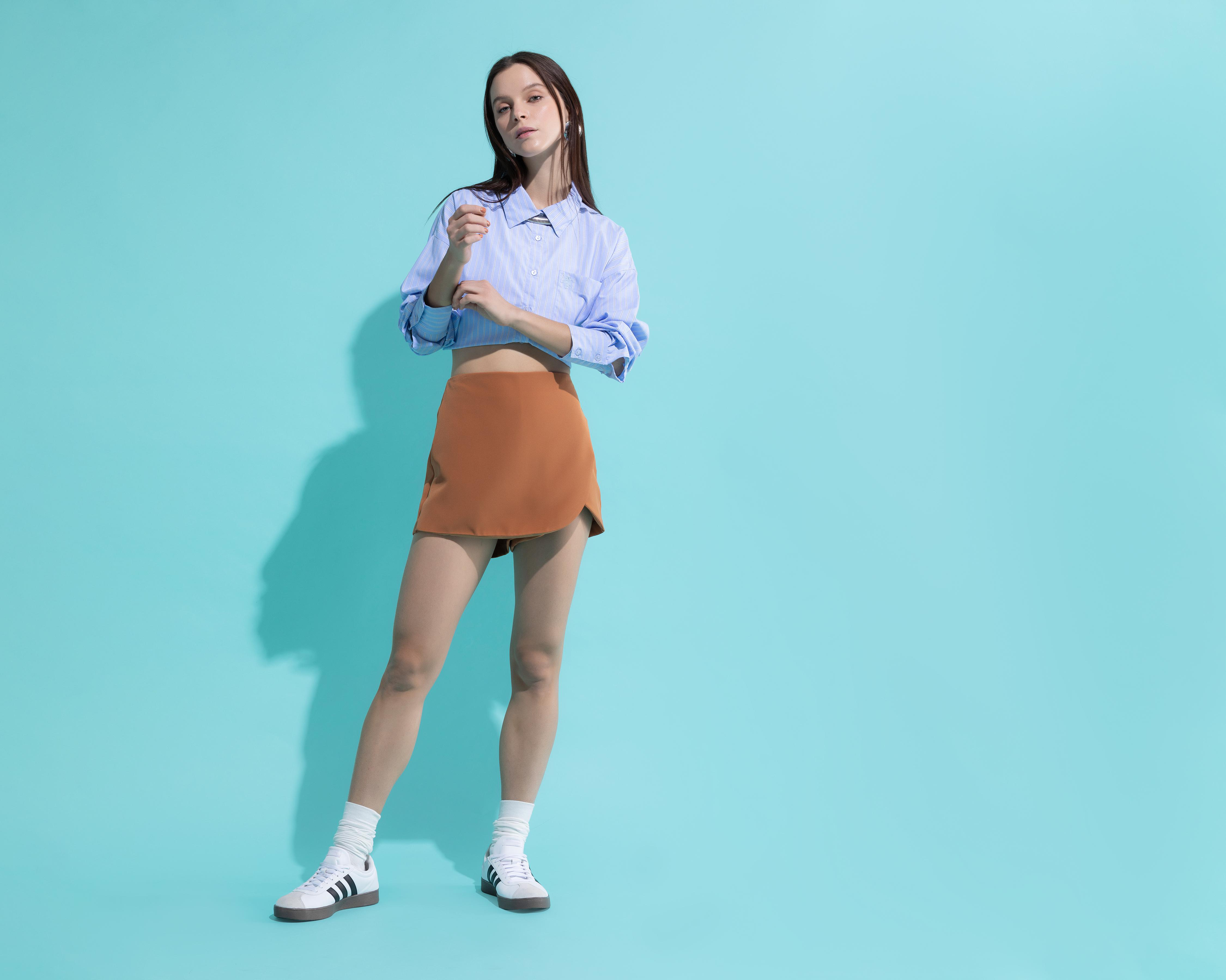 Short Falda Thinner Café