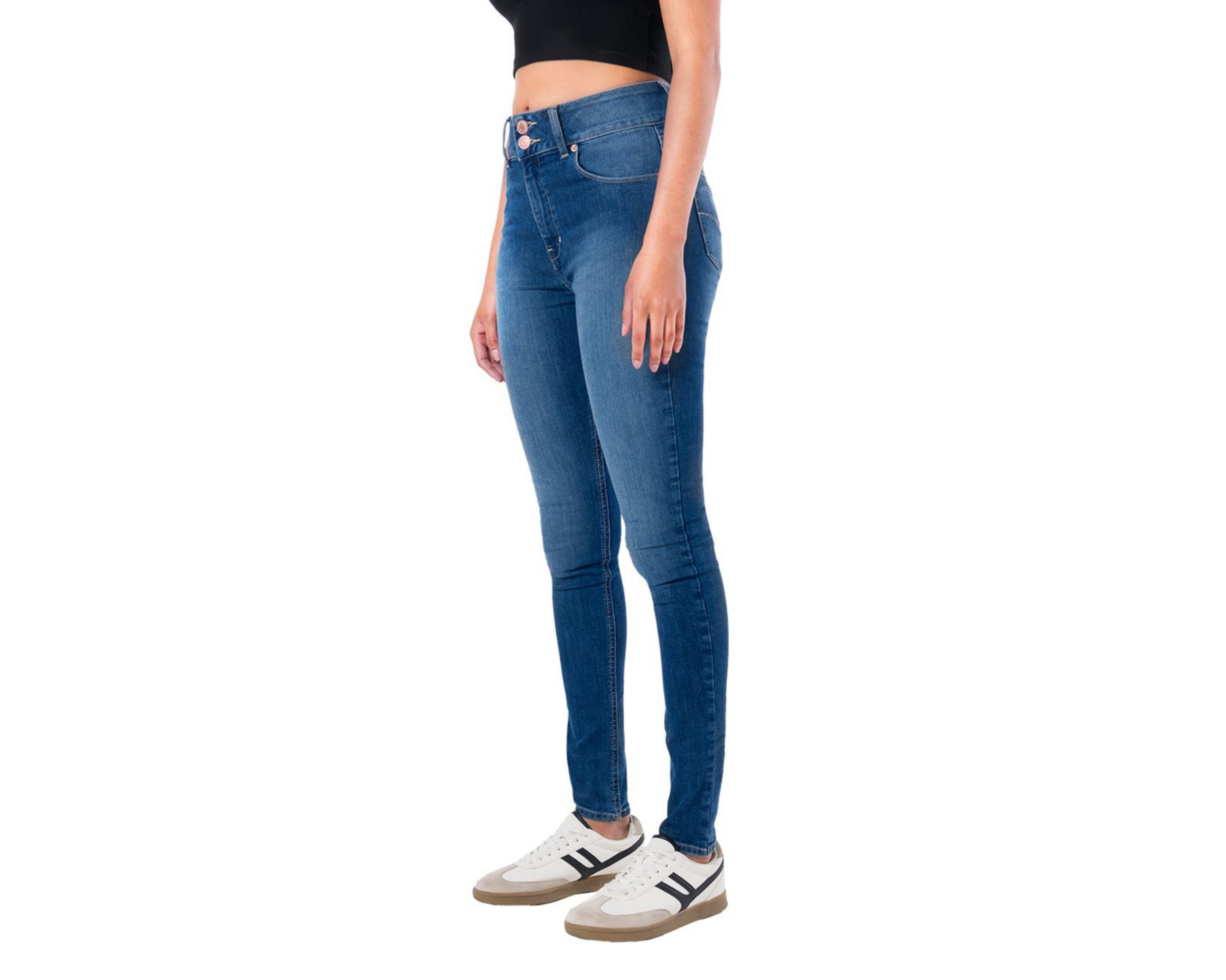 Foto 3 pulgar | Jeans Skinny Oggi Katia Vintage para Mujer
