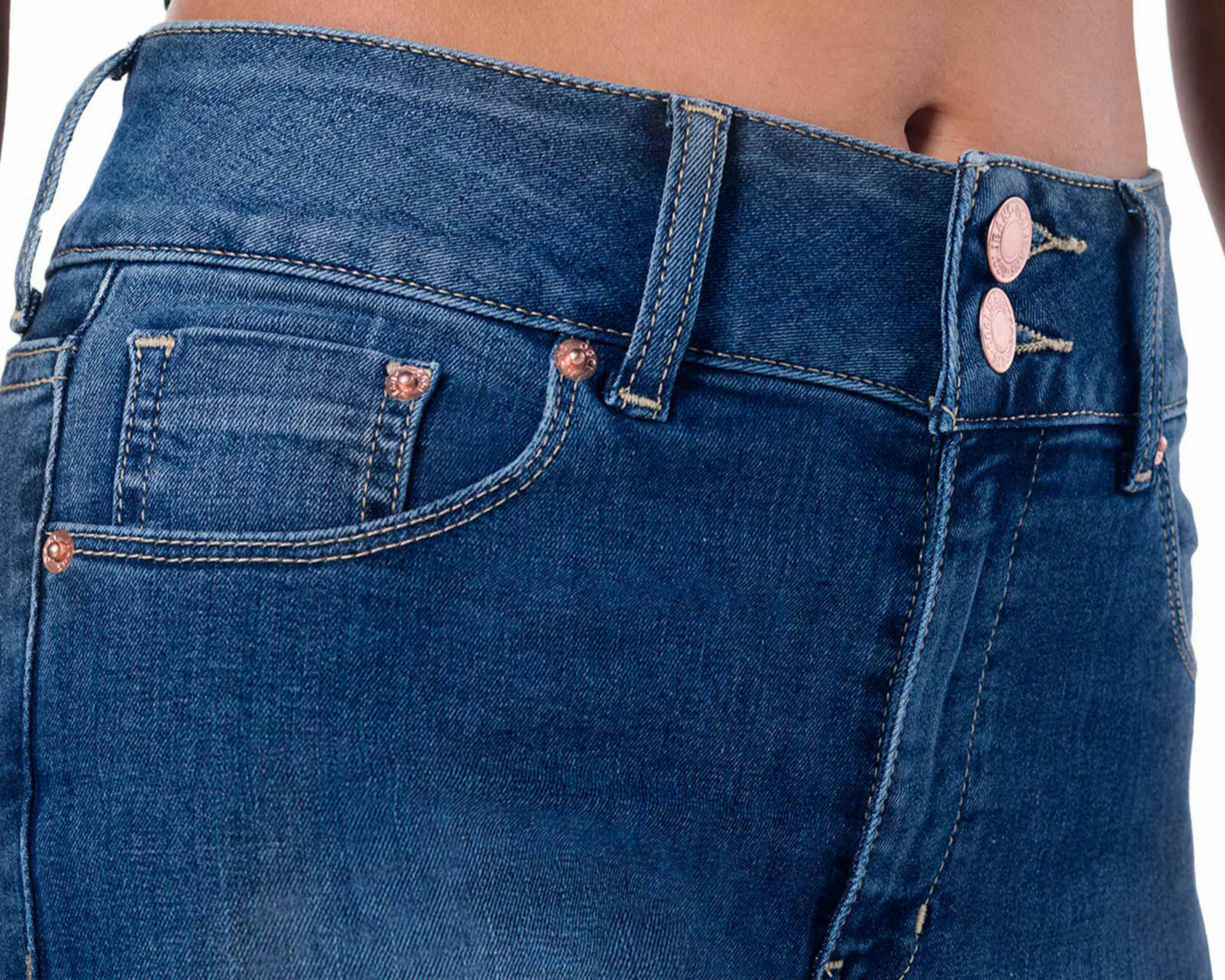 Foto 5 pulgar | Jeans Skinny Oggi Katia Vintage para Mujer