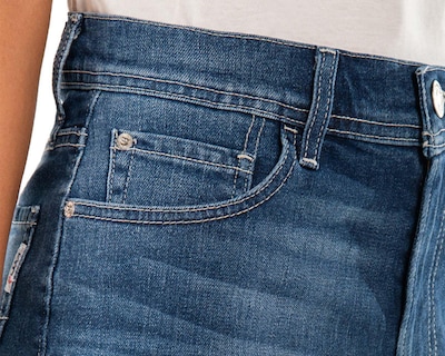 Foto 5 | Short Oggi Azul para Mujer