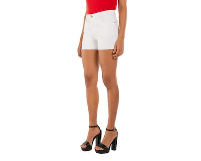 Foto 2 | Short Oggi Blanco para Mujer