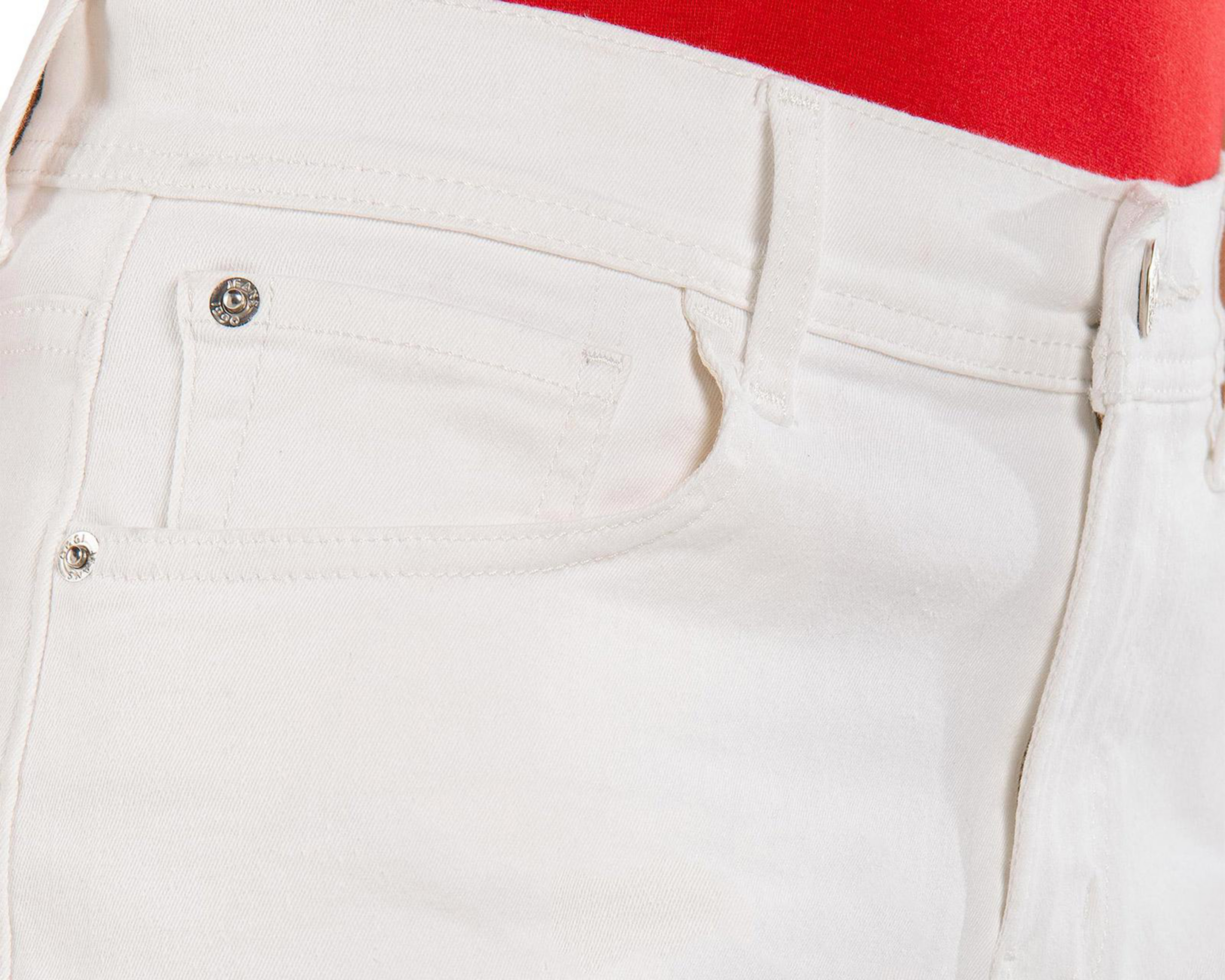 Foto 6 pulgar | Short Oggi Blanco para Mujer