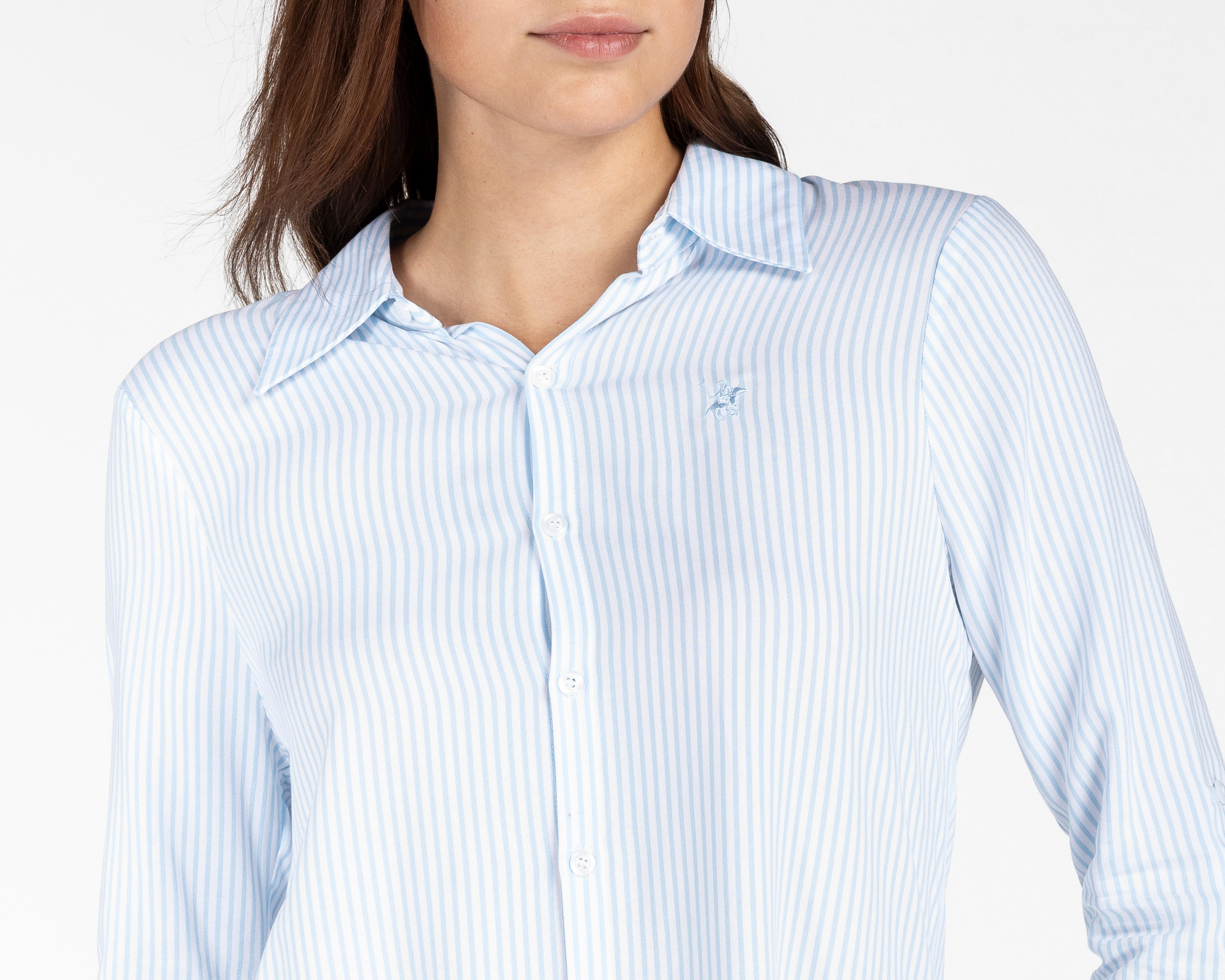 Foto 5 pulgar | Blusa Manga Larga York Team Polo Club para Mujer