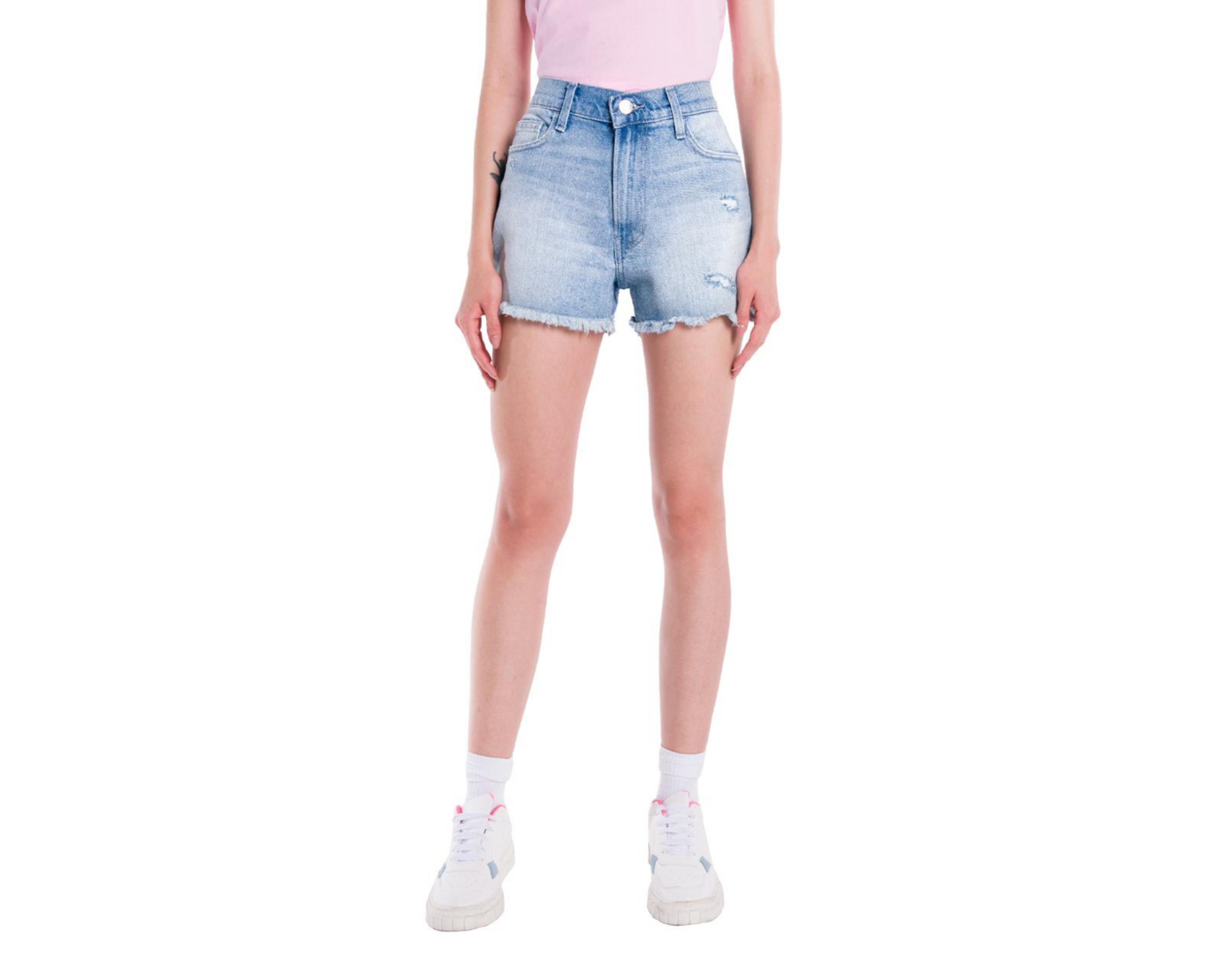 Foto 1 | Short Oggi Deslavado para Mujer