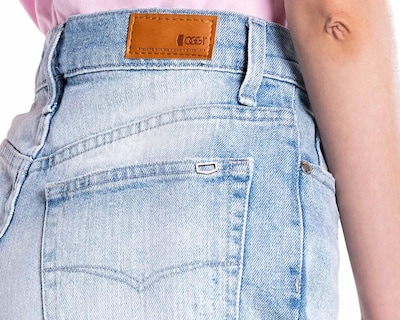 Foto 5 | Short Oggi Deslavado para Mujer