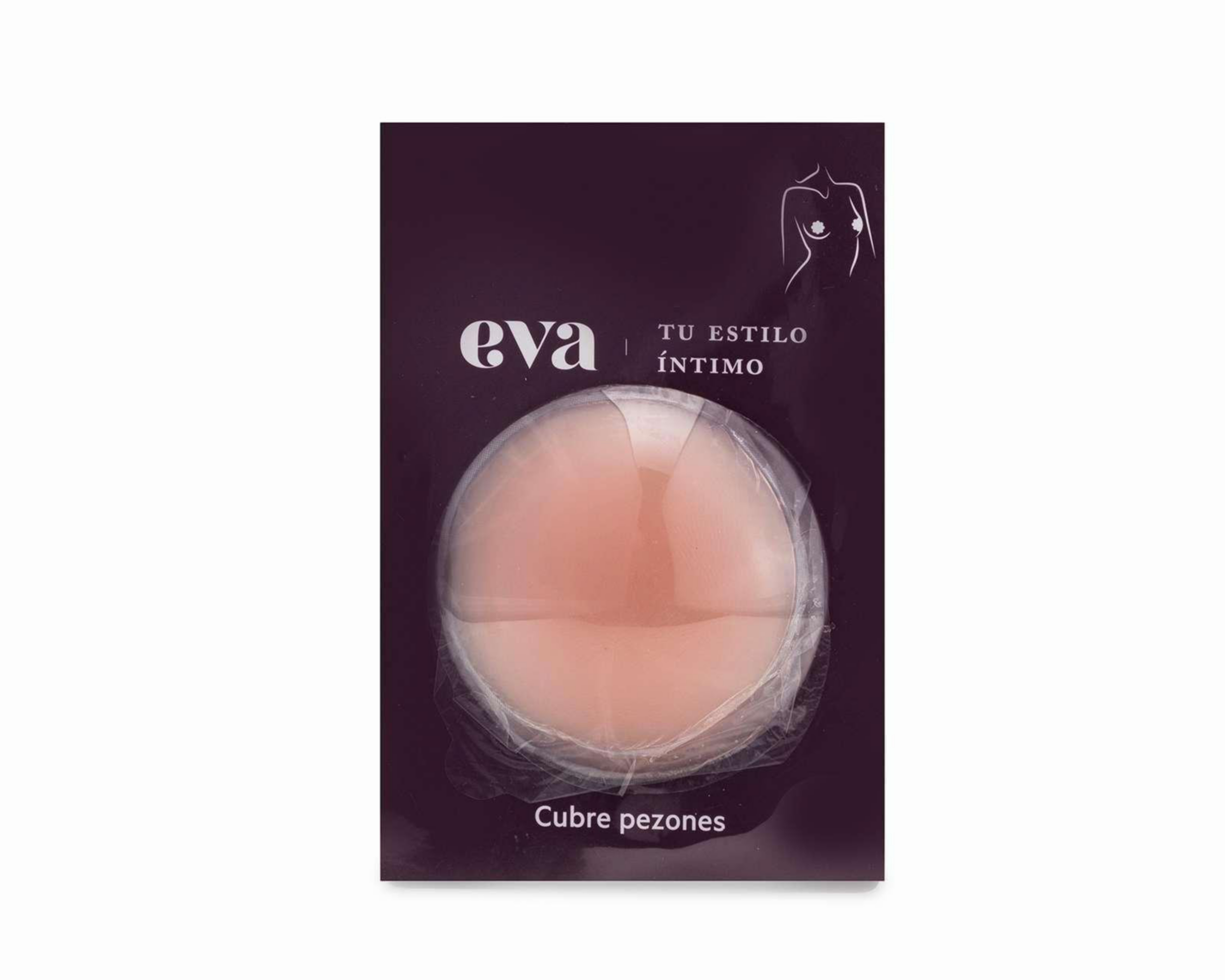 Foto 3 pulgar | Cubre Pezones de Silicón Eva Tu Estilo Íntimo