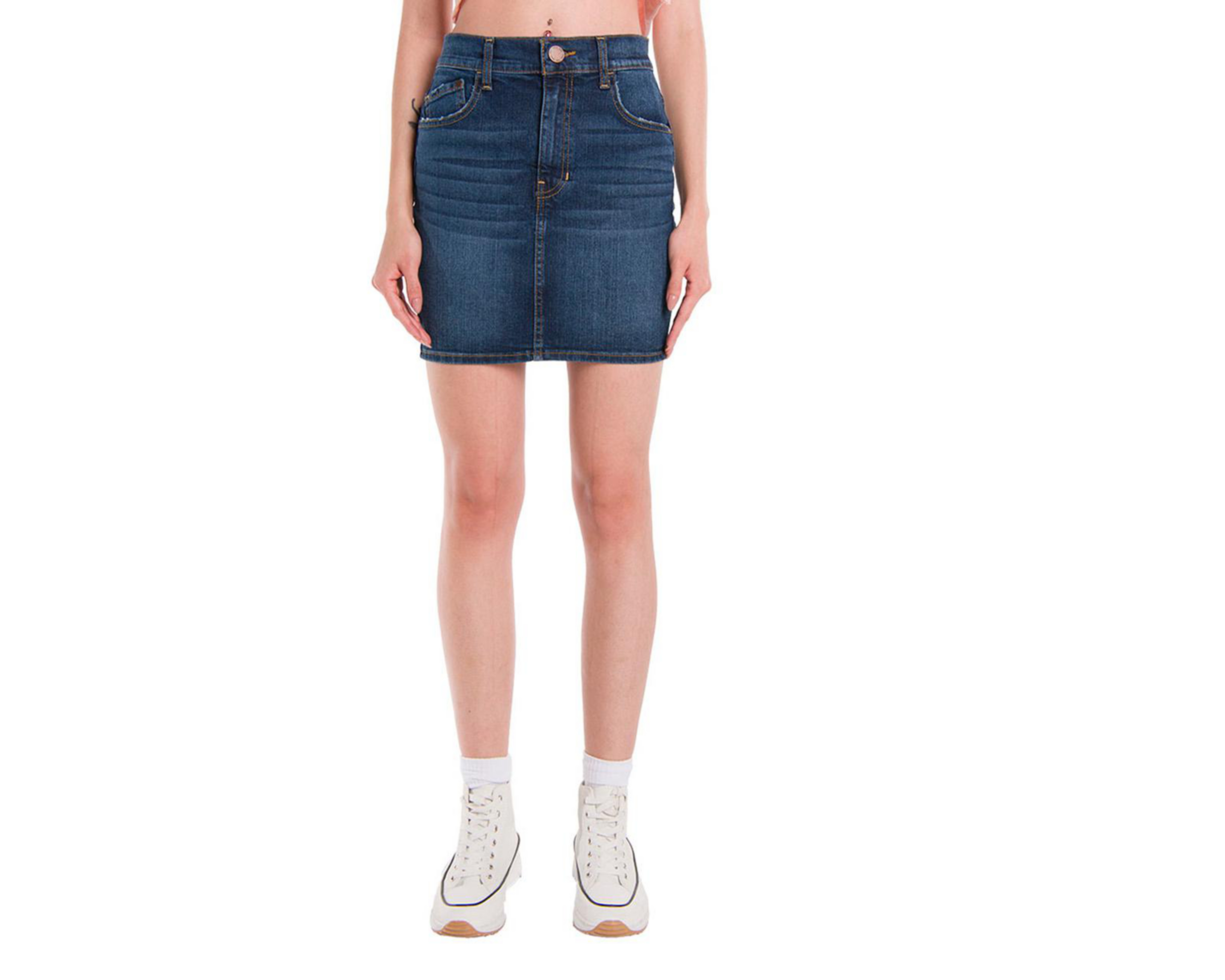 Falda Corta Oggi de Mezclilla para Mujer $399