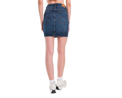 Foto 3 | Falda Corta Oggi de Mezclilla para Mujer