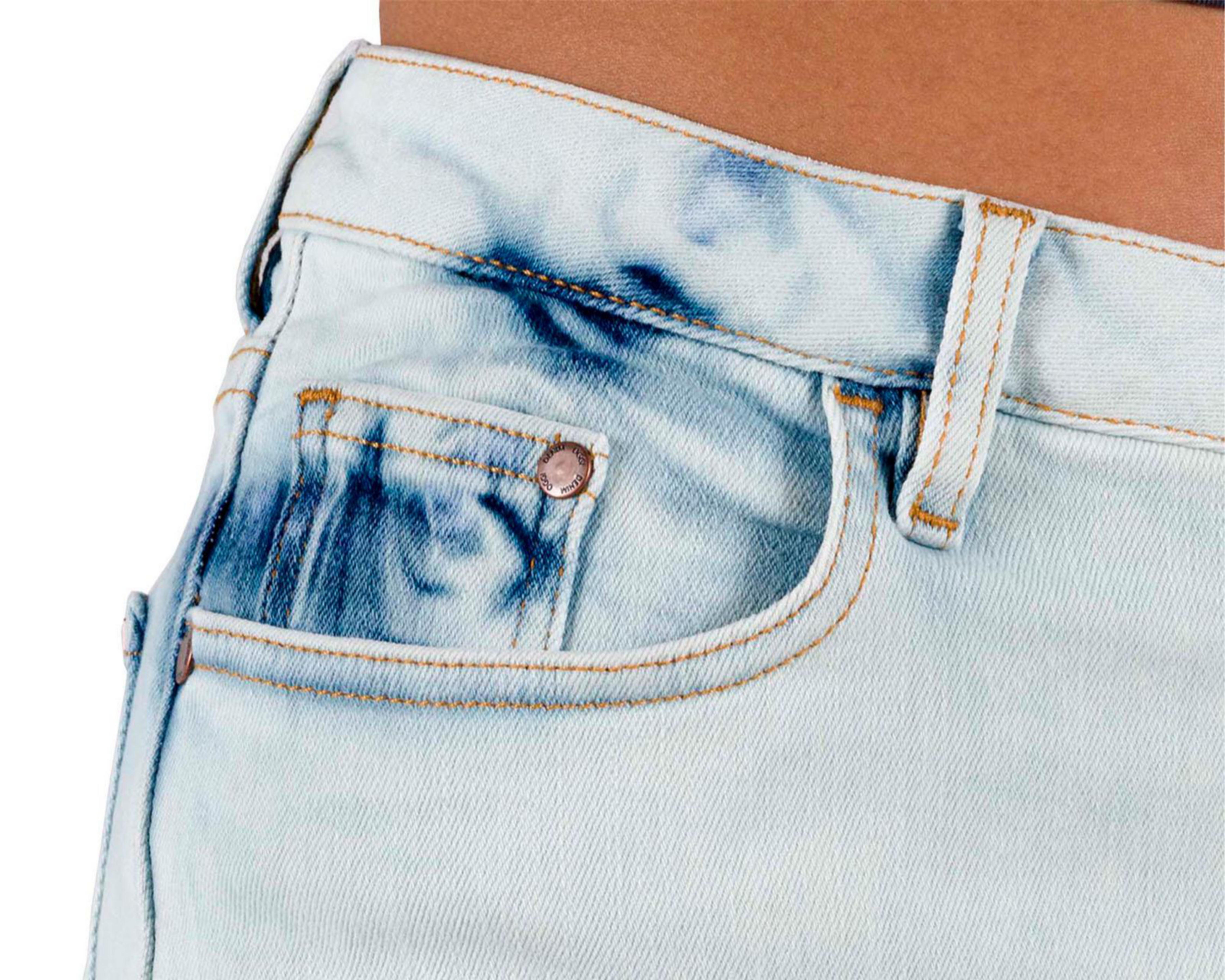 Foto 5 pulgar | Falda Corta Oggi Azul para Mujer