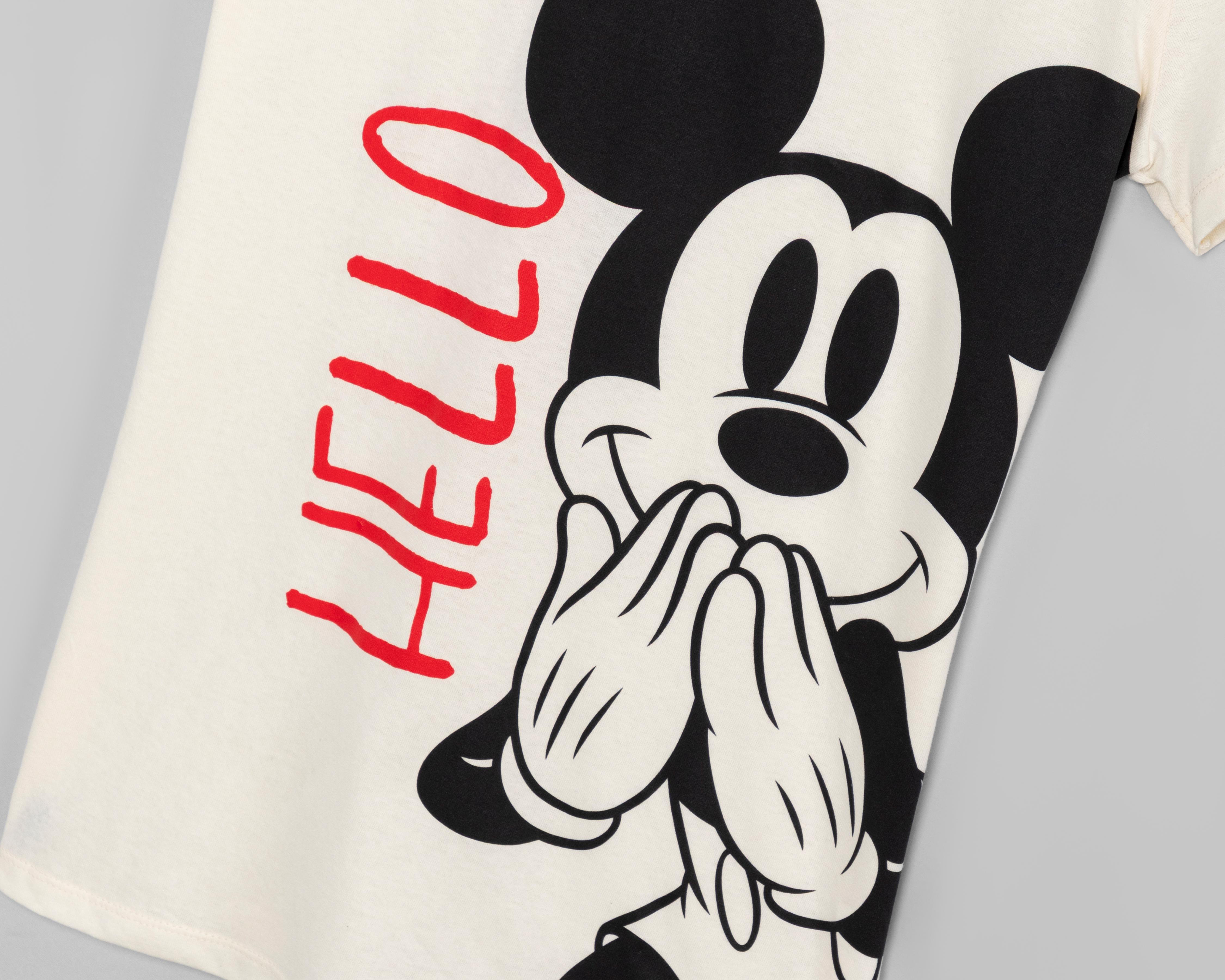 Foto 4 pulgar | Playera Disney Mickey Mouse para Mujer