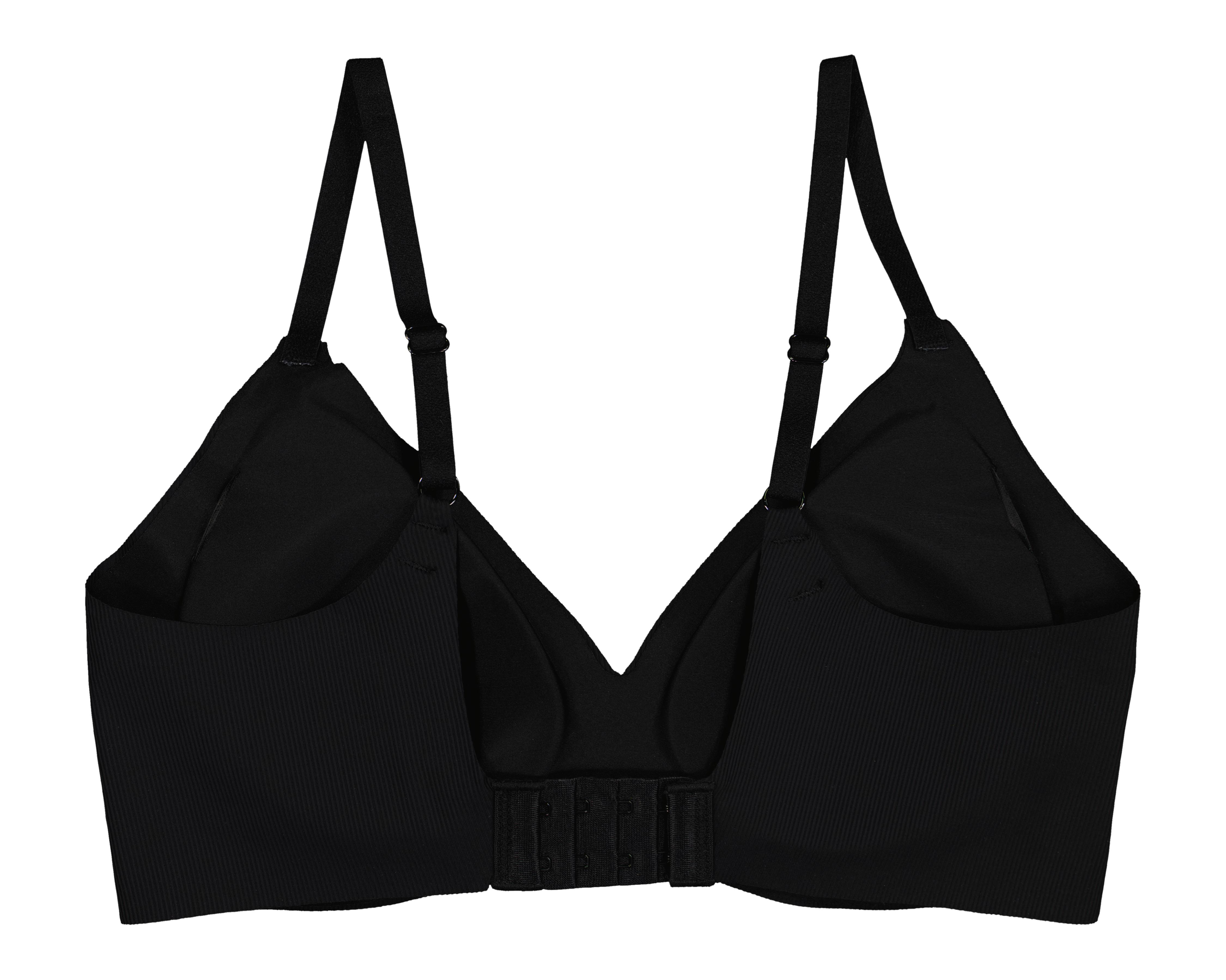 Foto 2 | Brasier Media Copa Negro Pinku para Mujer