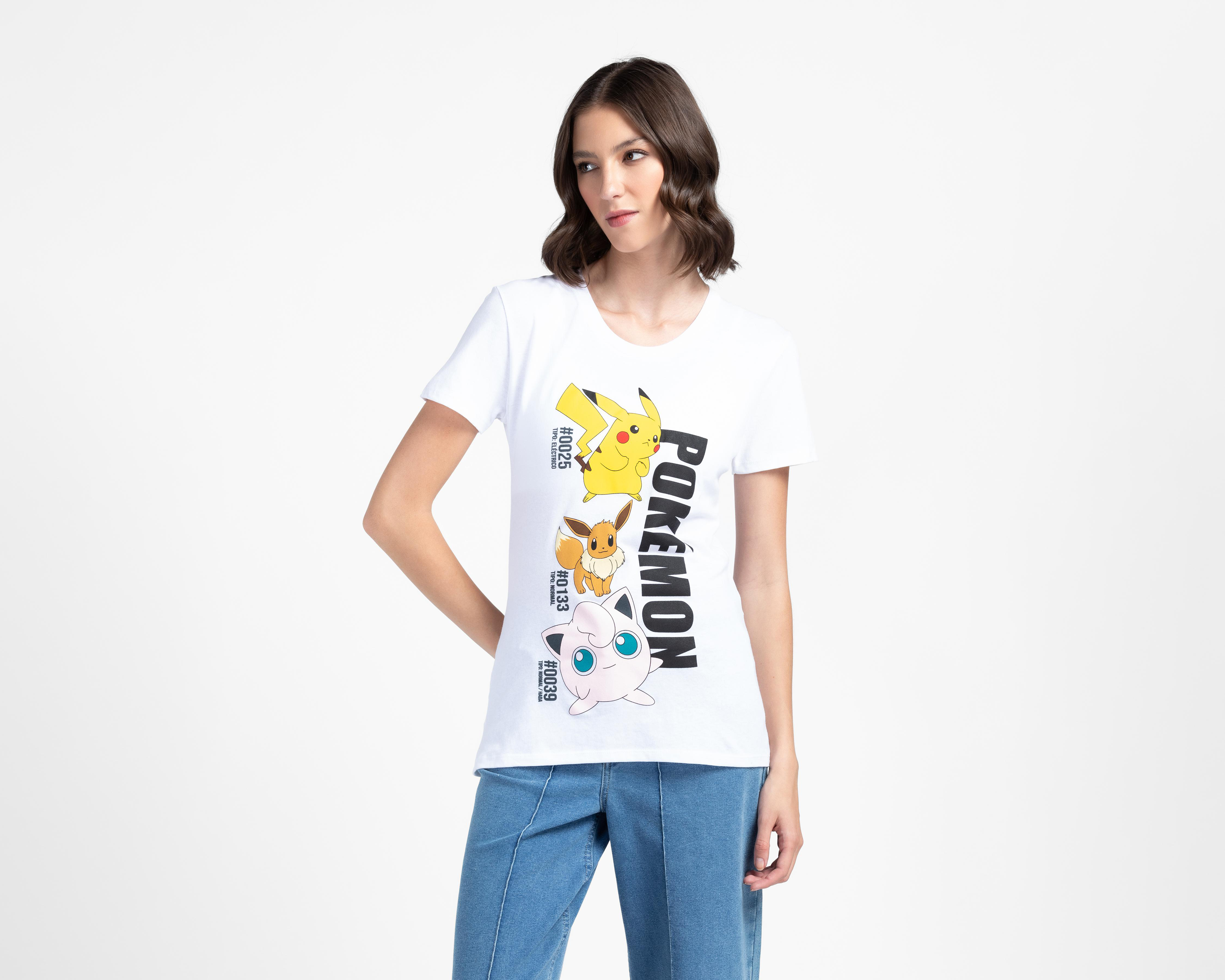 Playera Pokémon Estampada para Mujer $119
