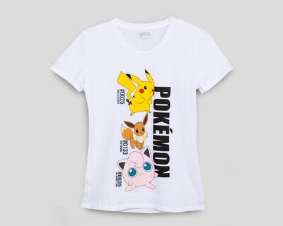Foto 1 | Playera Pokémon Estampada para Mujer