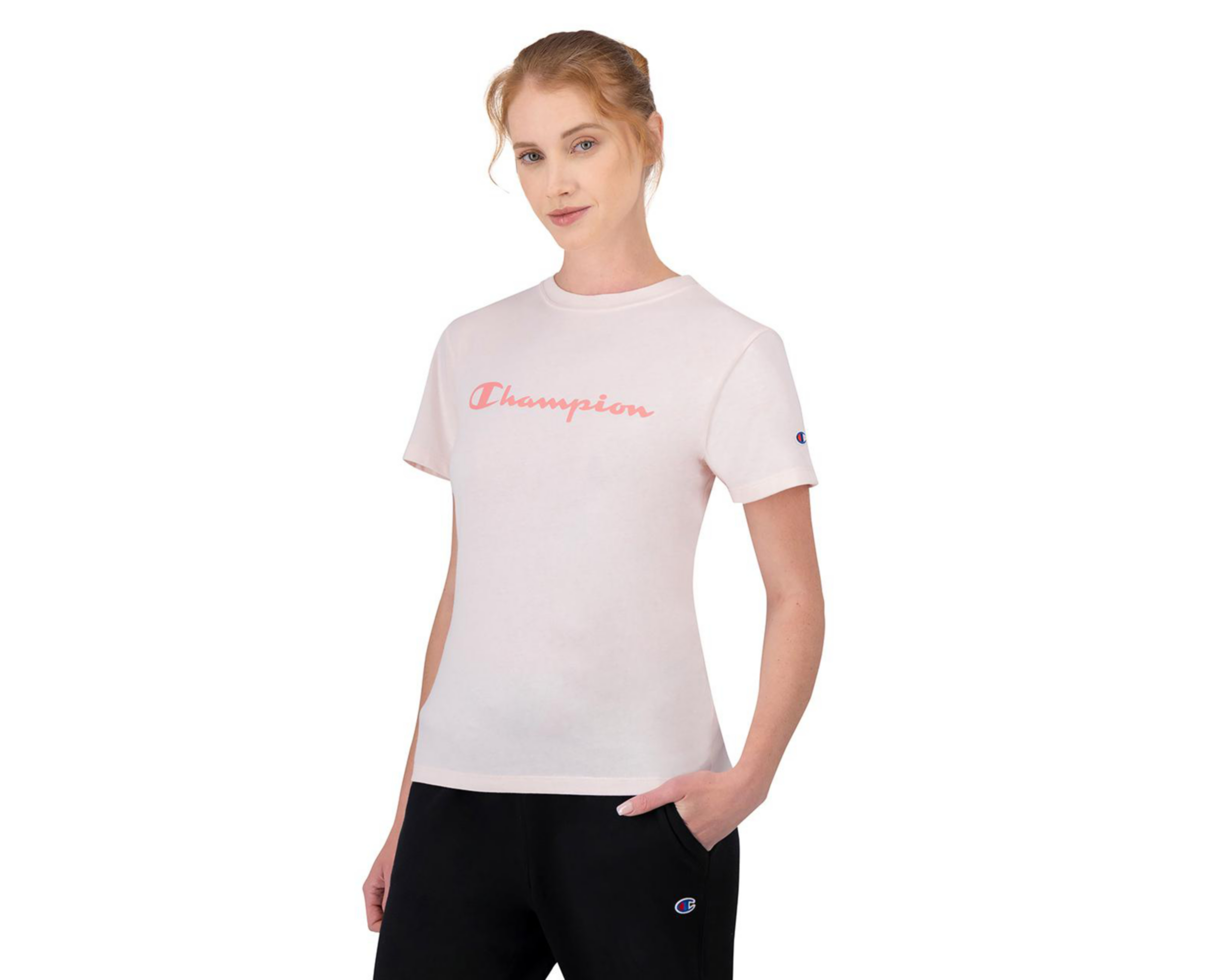 Foto 1 | Playera Deportiva Champion Script para Mujer