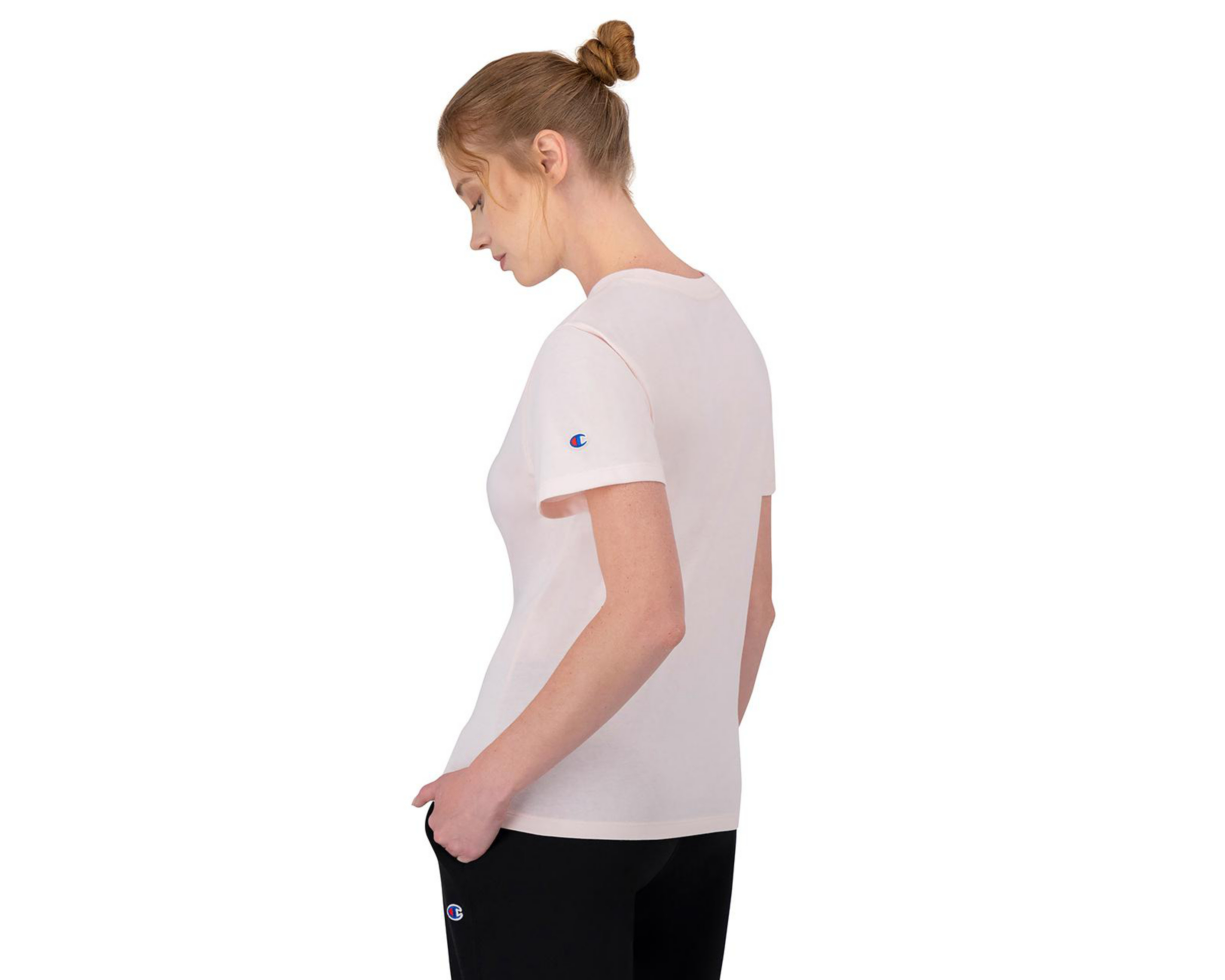 Foto 3 pulgar | Playera Deportiva Champion Script para Mujer