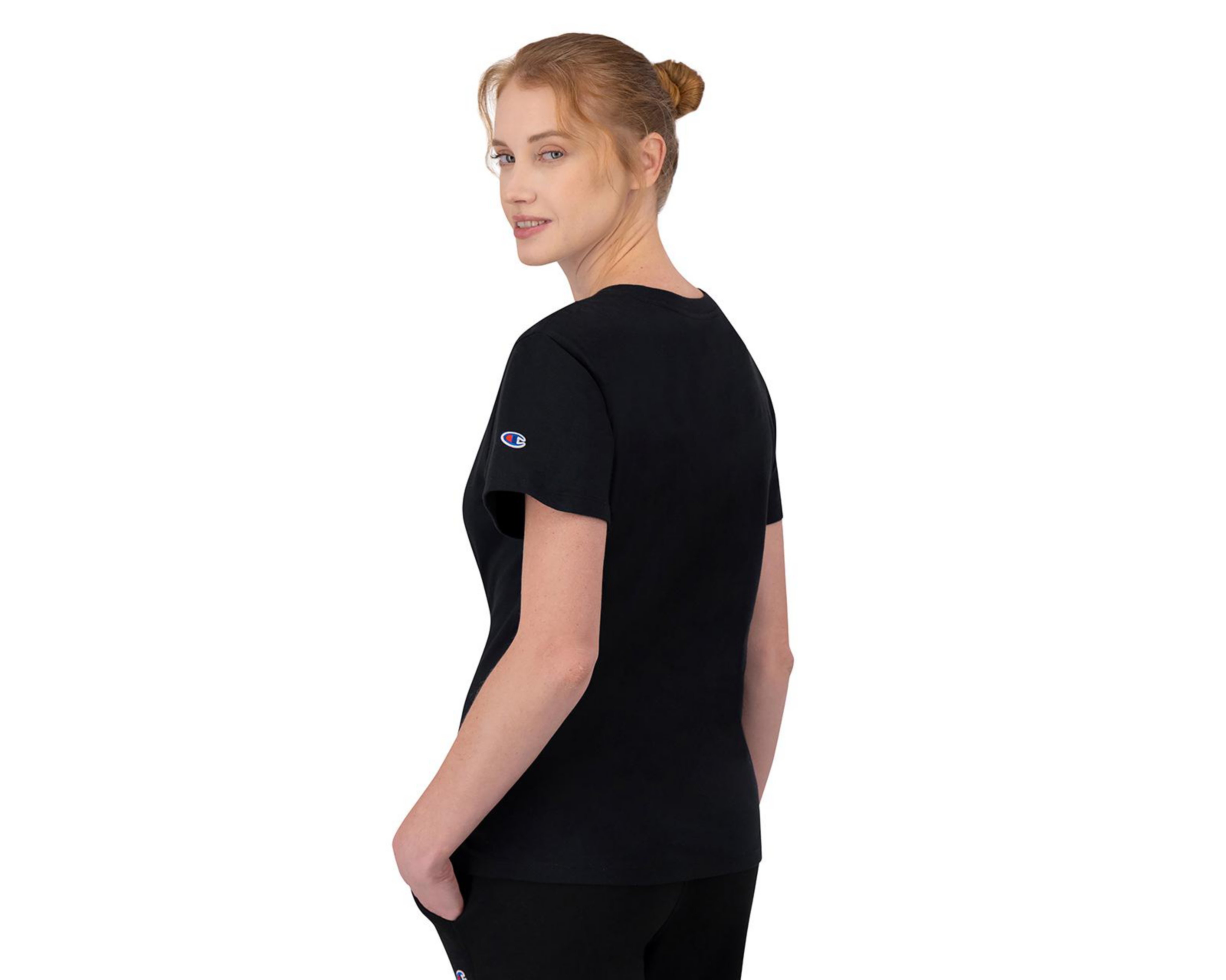 Foto 3 pulgar | Playera Deportiva Champion Shadow Script para Mujer