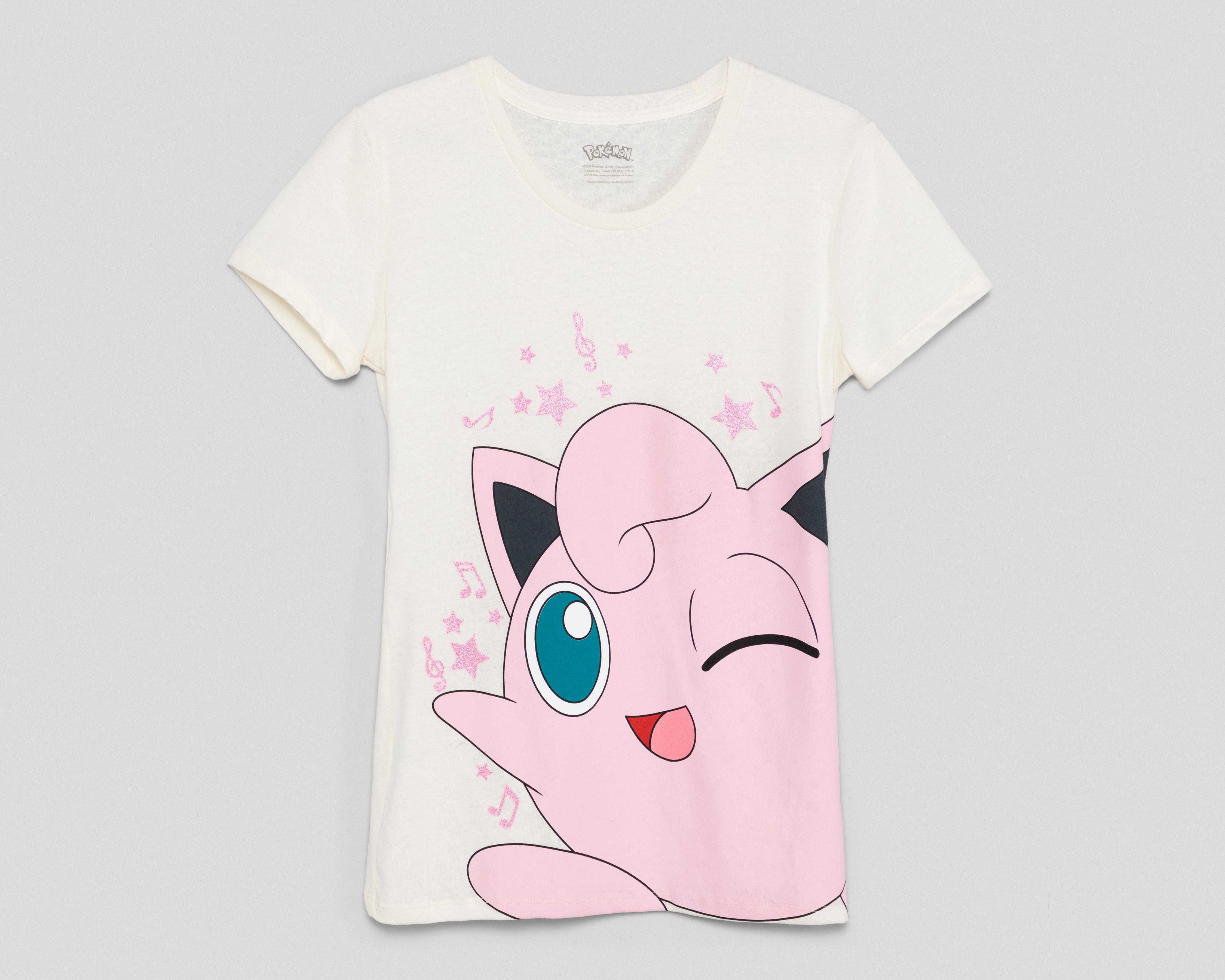 Foto 2 pulgar | Playera Pokémon Jigglypuff para Mujer